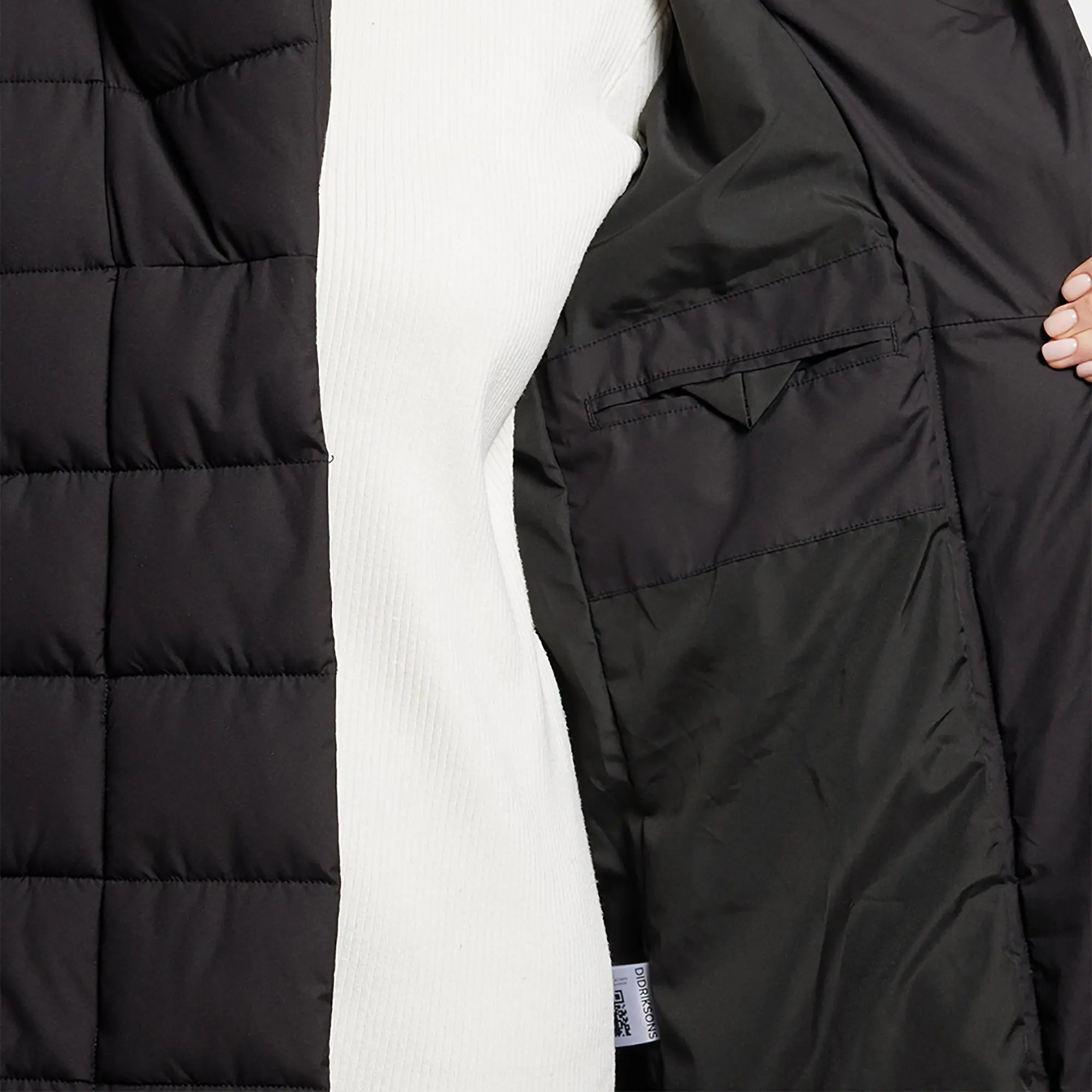 Product image 9 of 9 of Didriksons Women's Stella Long Parka - Black