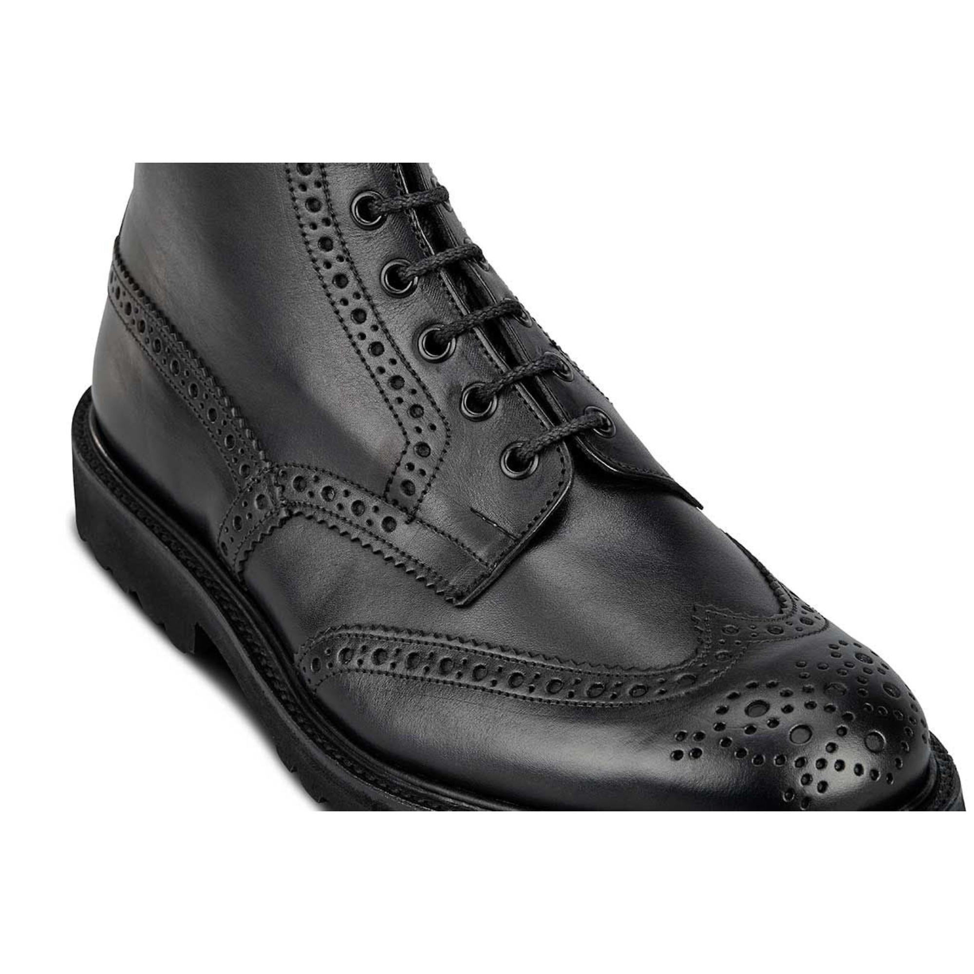 Tricker's Stow Country Boot – Olivvia Classic Black | British Attire