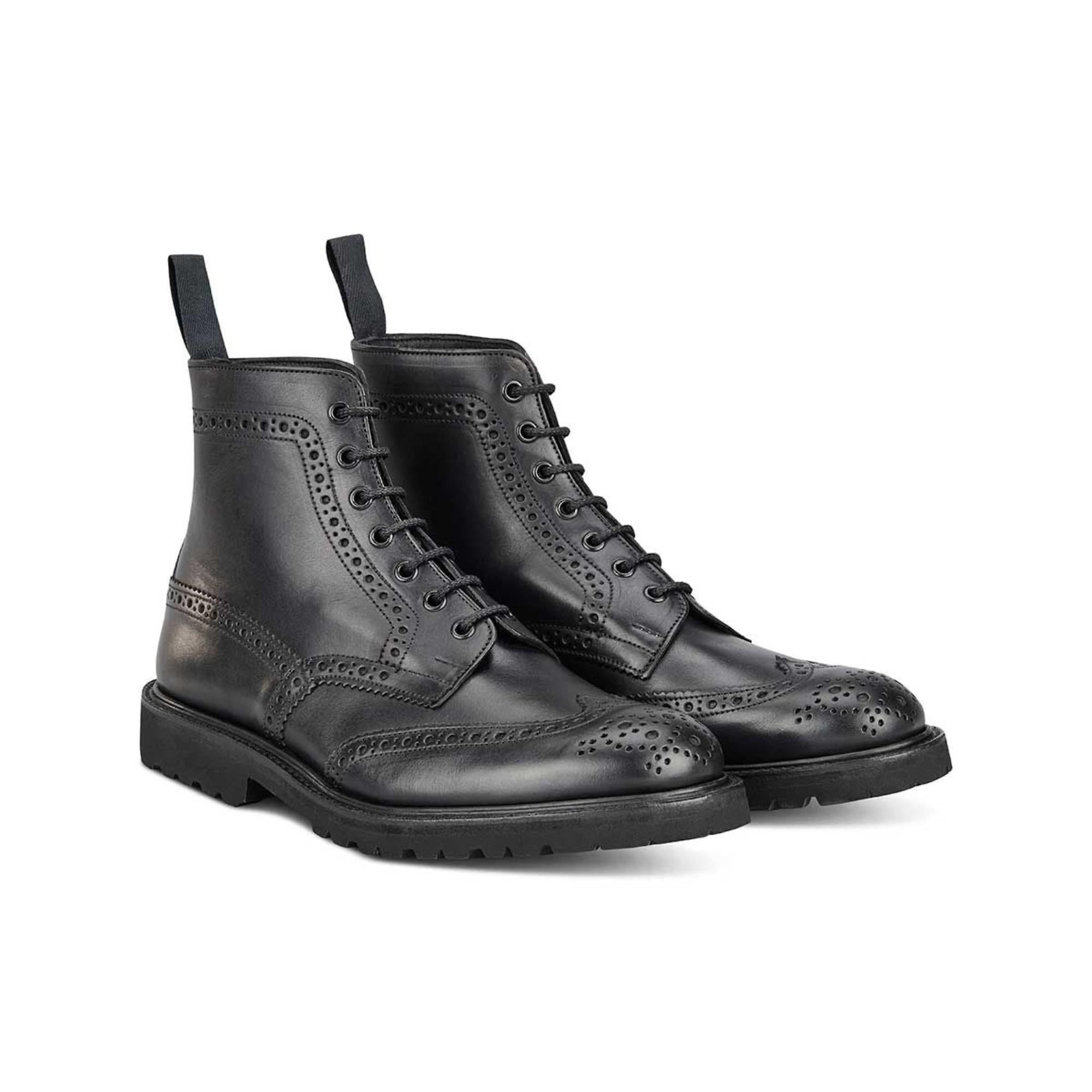 Tricker's Stow Country Boot – Olivvia Classic Black | British Attire