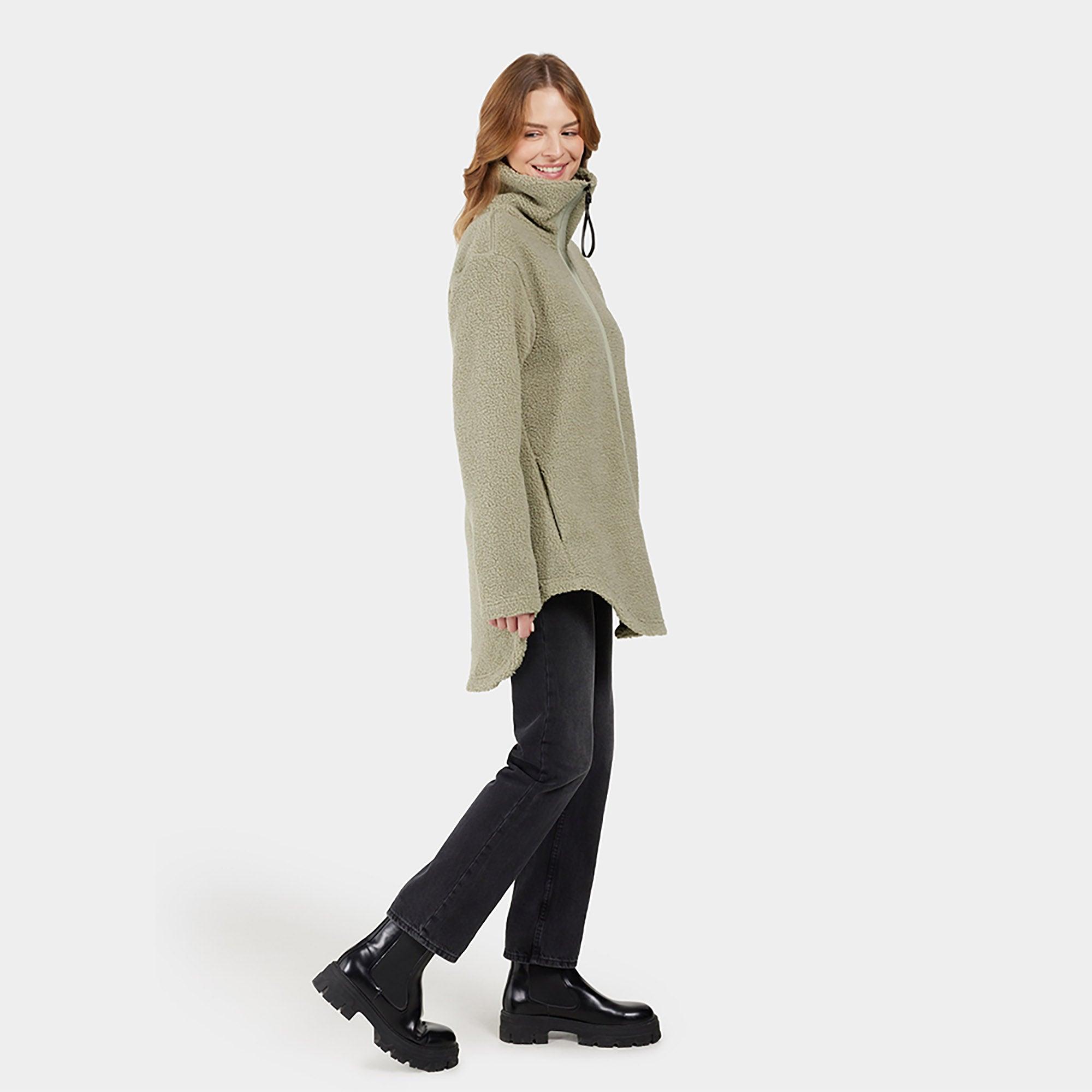 Didriksons Women's Umi Full-Zip Jacket - Wilted Leaf | British Attire