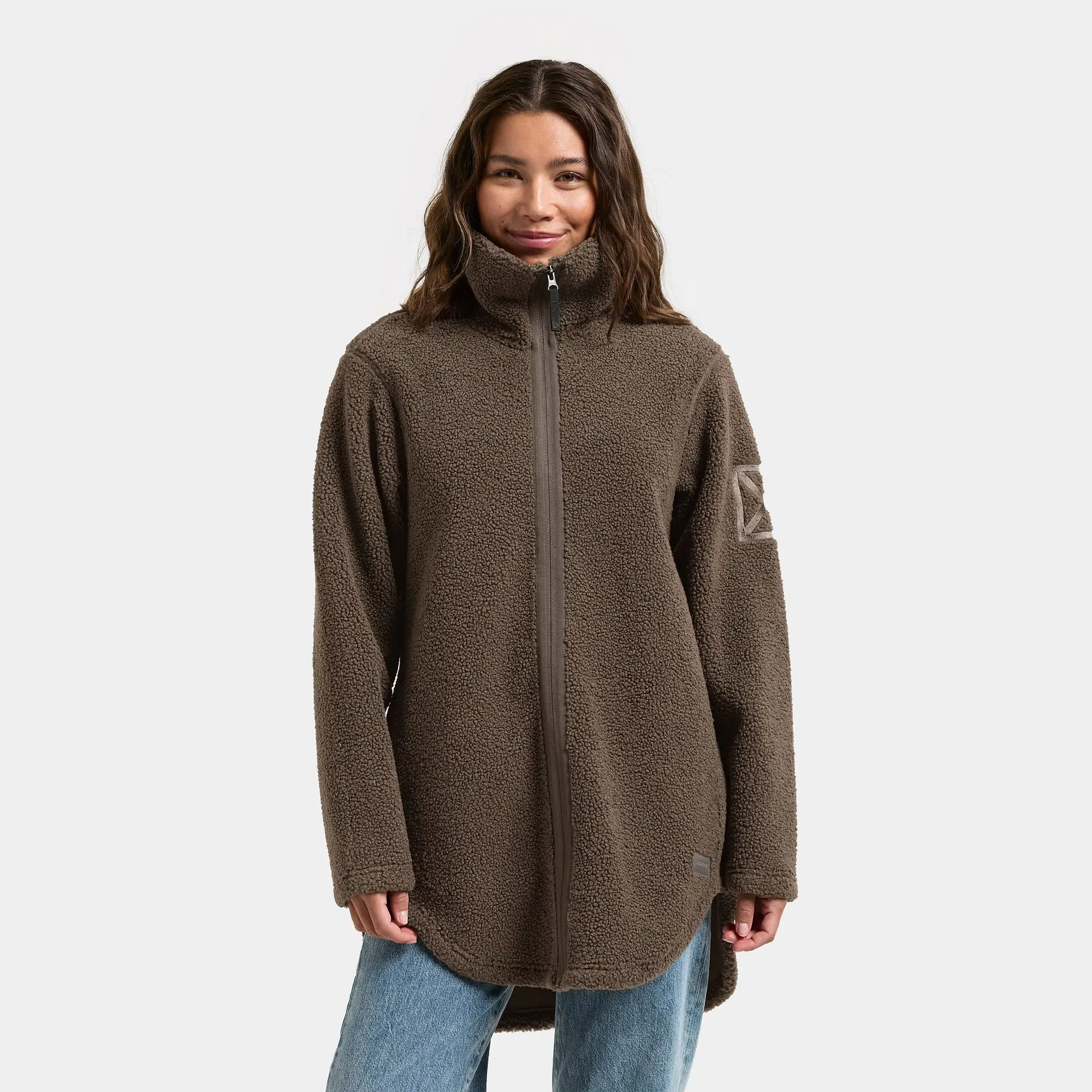 Product image 2 of 9 of Didriksons Women's Umi Full-Zip Jacket  - Dark Mocha