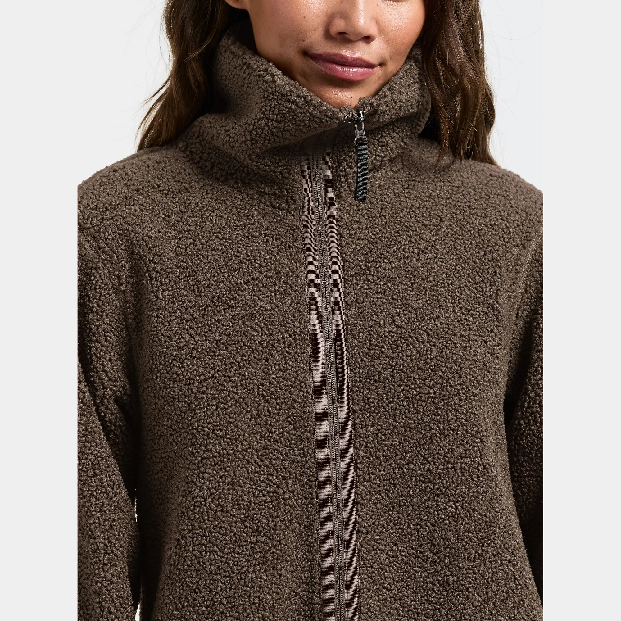 Product image 8 of 9 of Didriksons Women's Umi Full-Zip Jacket  - Dark Mocha