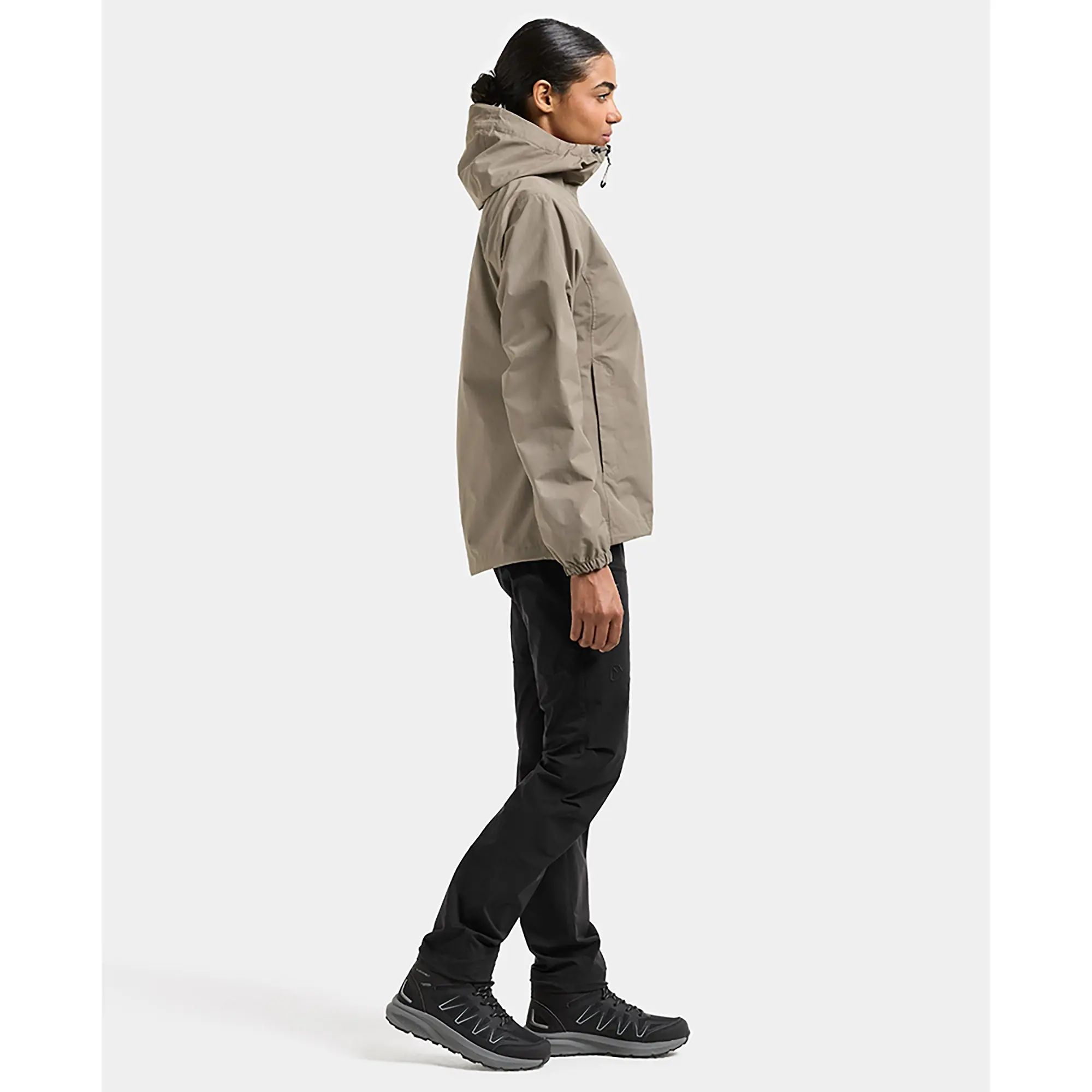 Product image 7 of 10 of Didriksons Women's Varja Waterproof Jacket - Ash Brown