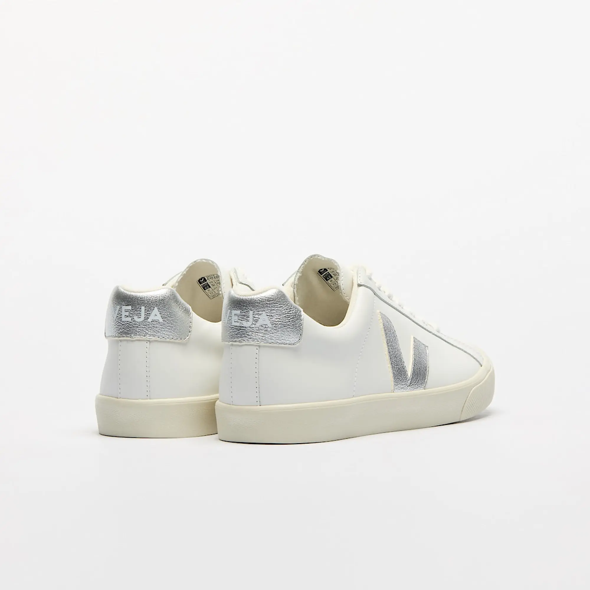 Product image 4 of 5 of VEJA Women's Esplar Leather Sneaker - White Silver
