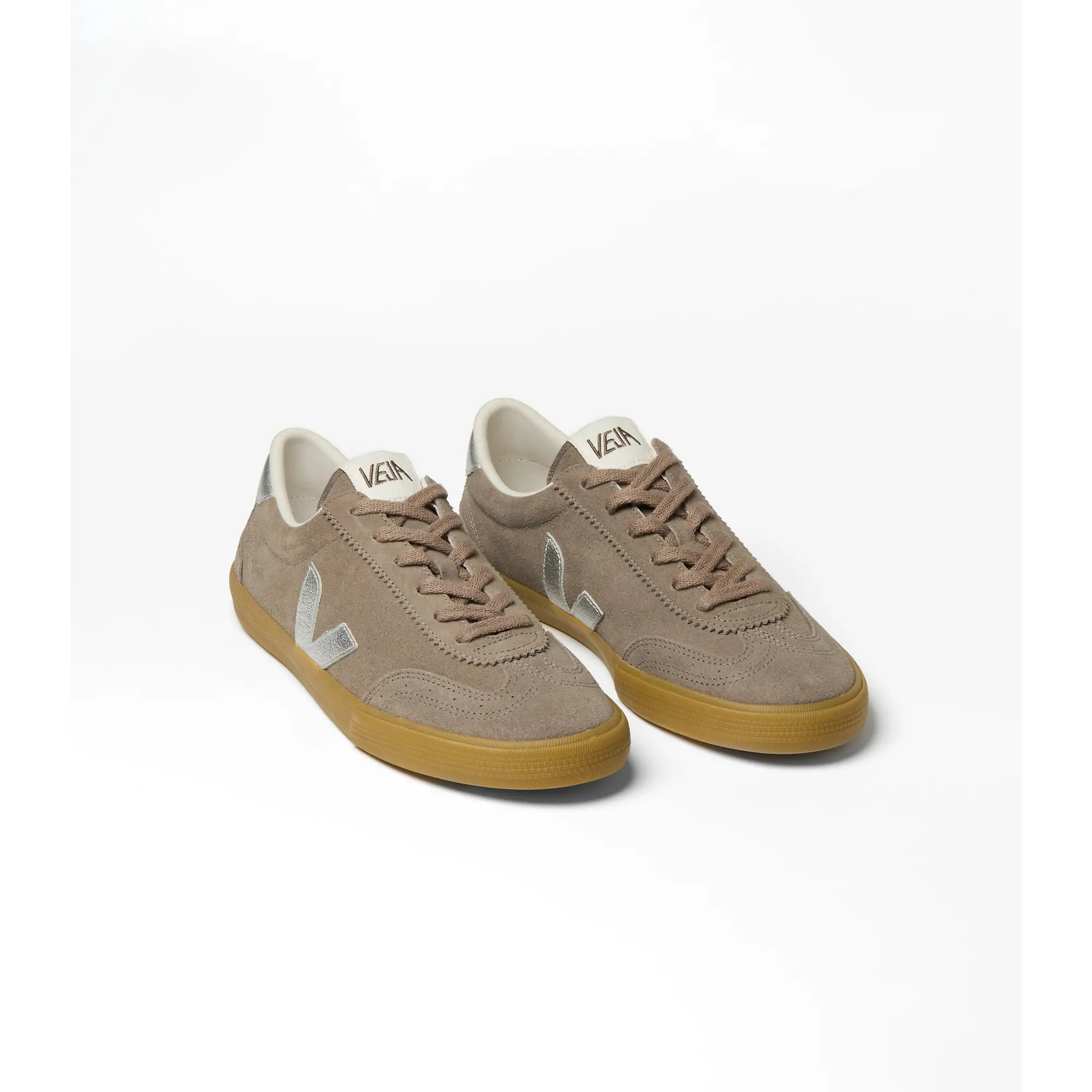 Product image 2 of 4 of Veja Women's Volley Suede Trainers - Moonrock Silver