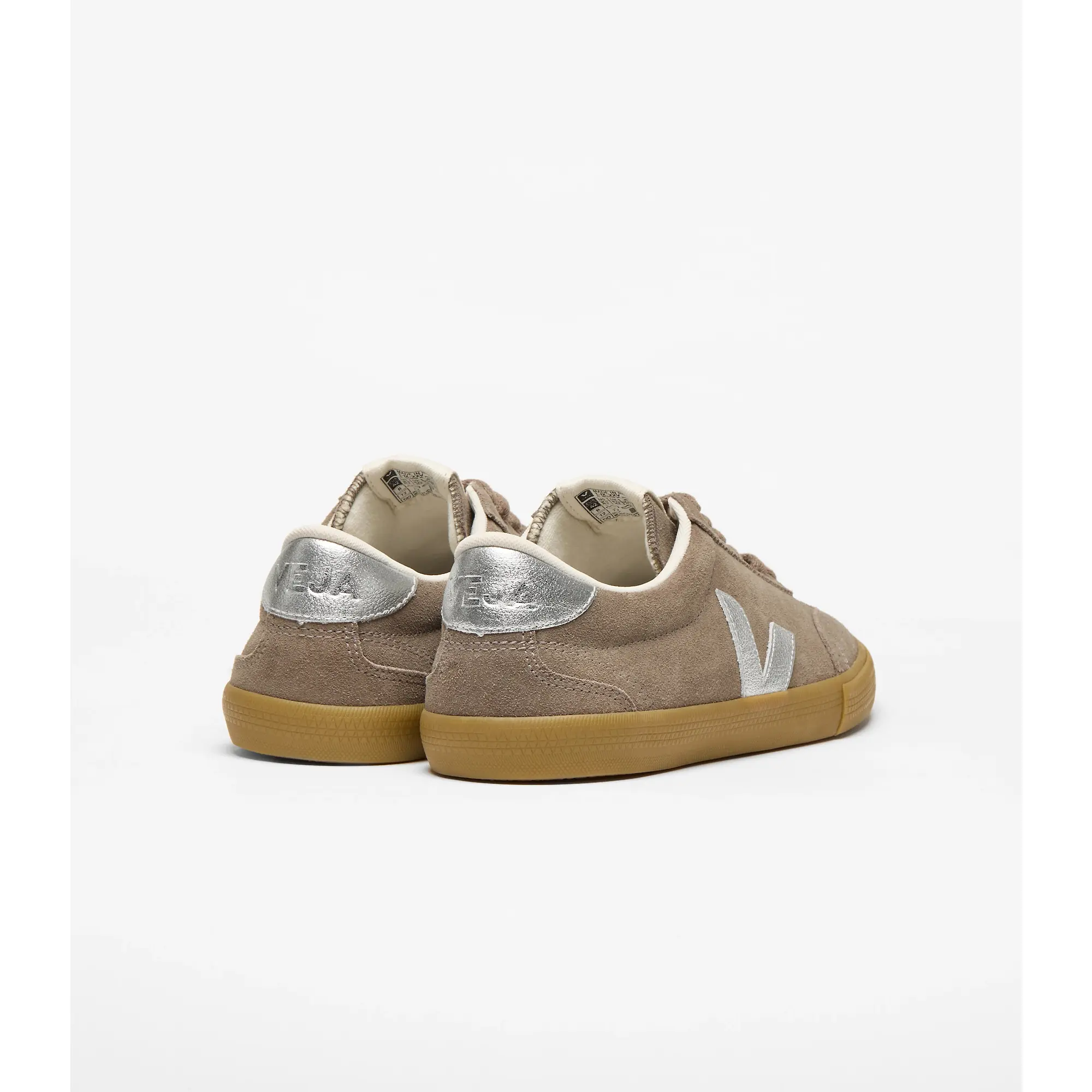 Product image 3 of 4 of Veja Women's Volley Suede Trainers - Moonrock Silver
