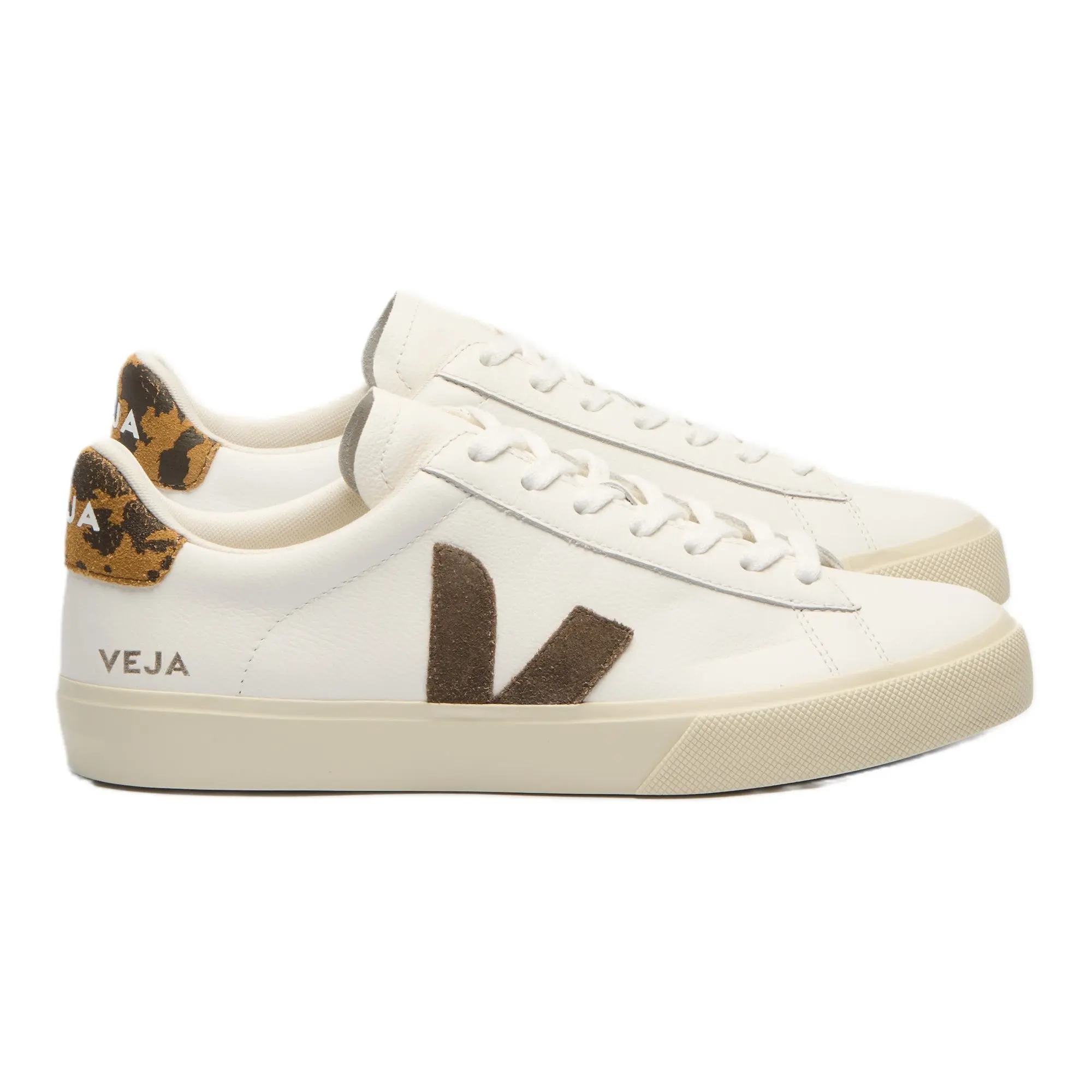 Product image 1 of 5 of Veja Women's Campo Leather Trainers - White Camel Wild Country