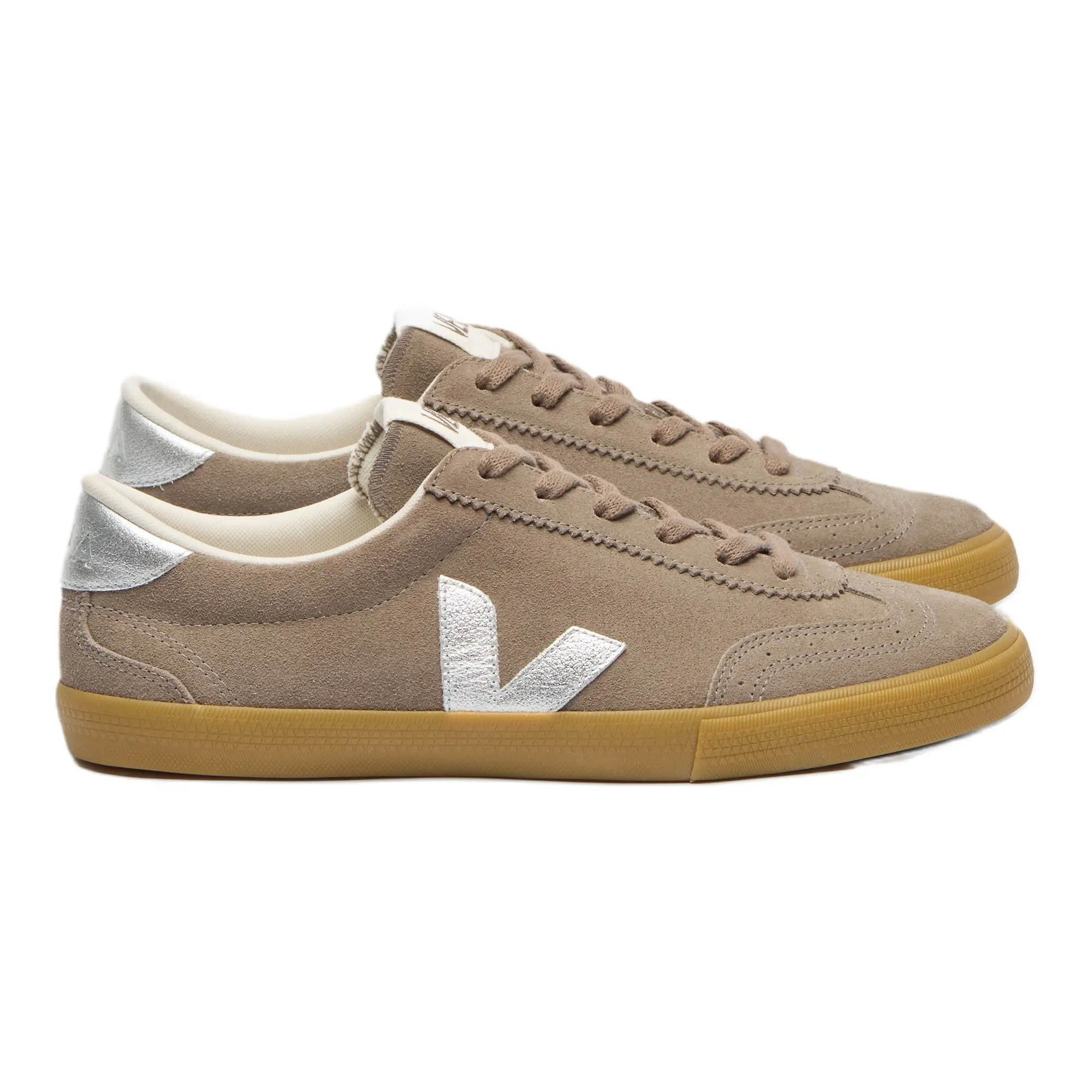 Product image 1 of 4 of Veja Women's Volley Suede Trainers - Moonrock Silver