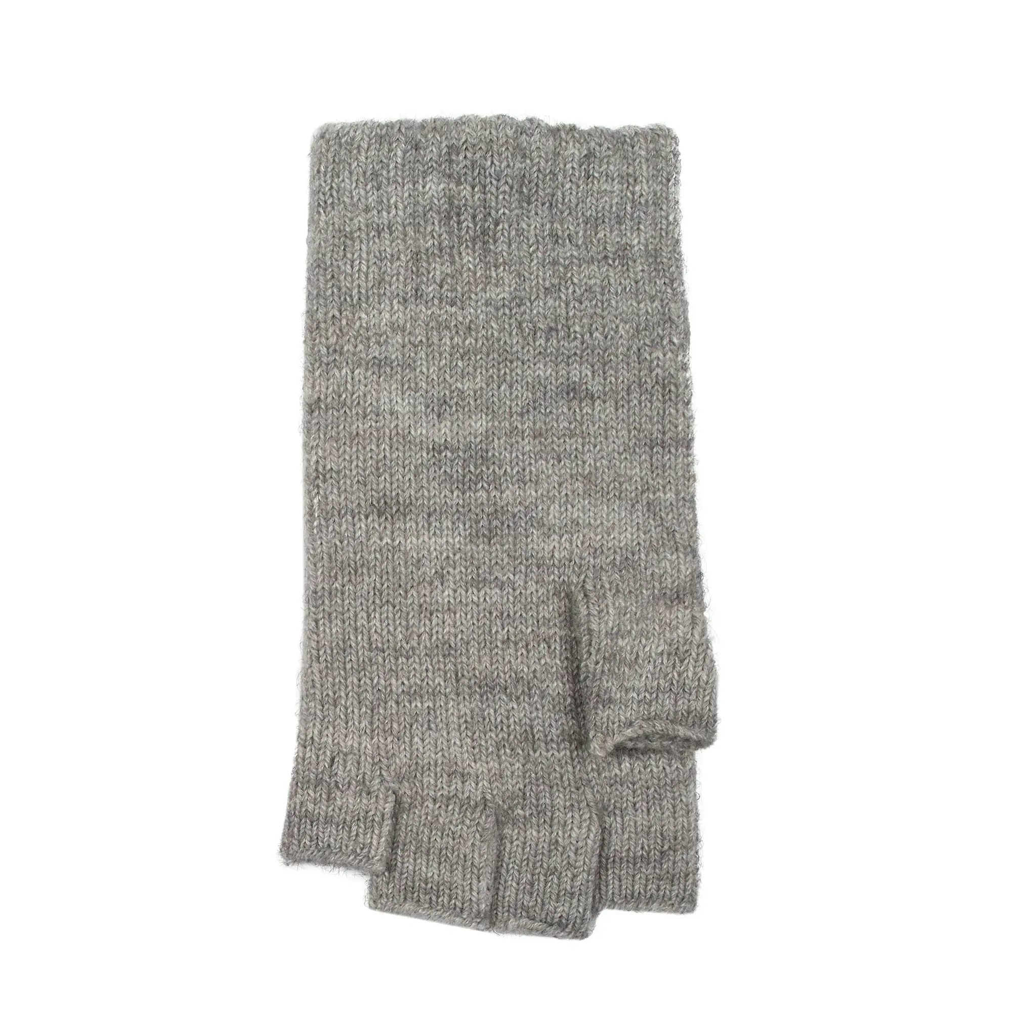 Product image 7 of 10 of Dents Women's Fingerless Cable Knit Gloves - Dove Grey