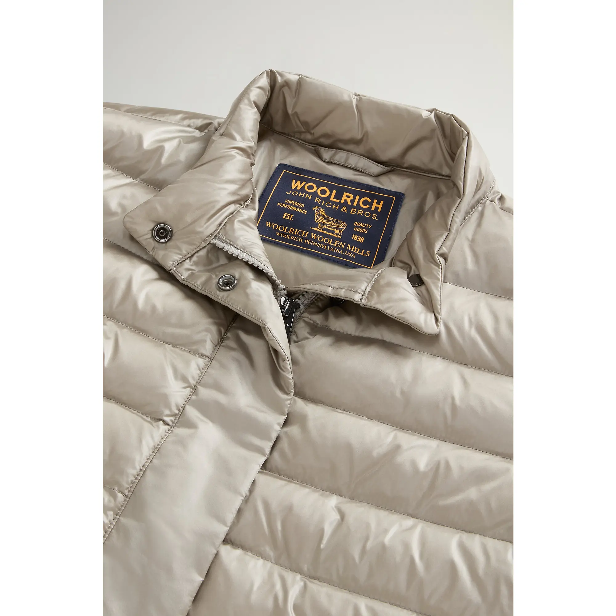 Product image 6 of 8 of Woolrich Women's Liquid Nylon Lightweight Down Jacket - Rock Ridge