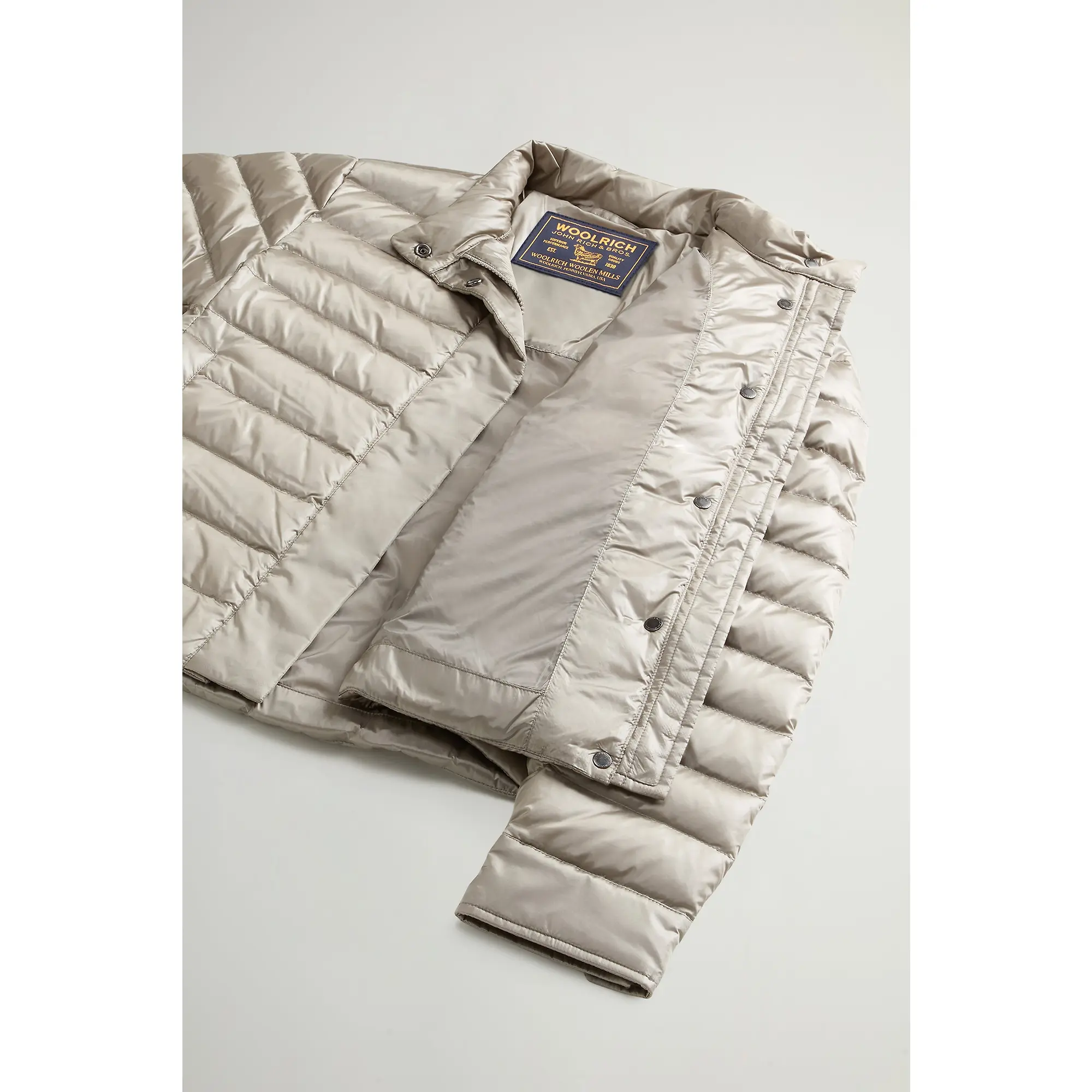 Product image 8 of 8 of Woolrich Women's Liquid Nylon Lightweight Down Jacket - Rock Ridge
