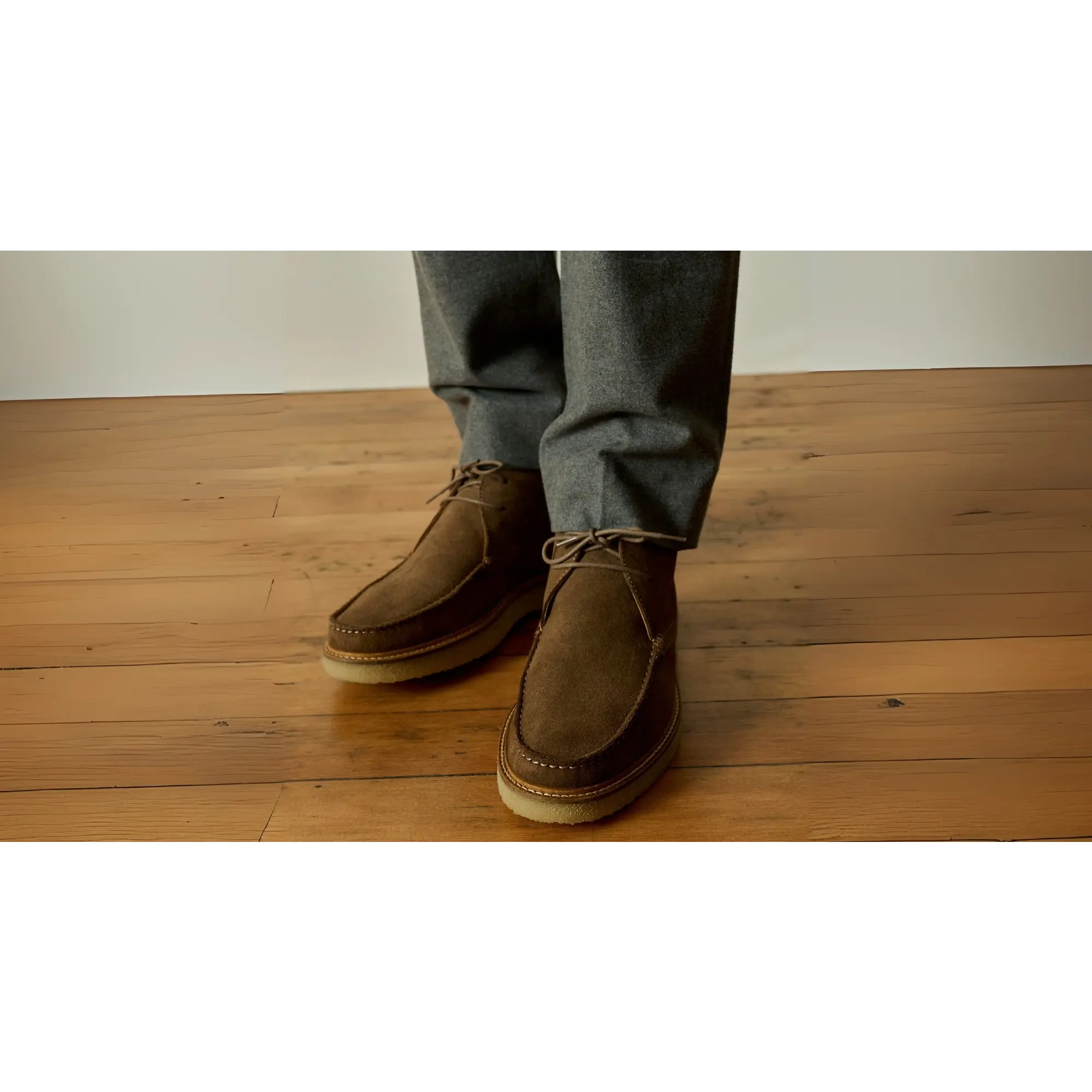 Product image 2 of 6 of Oliver Sweeney Men's Xixona Calf Suede Moccasin Boots - Taupe