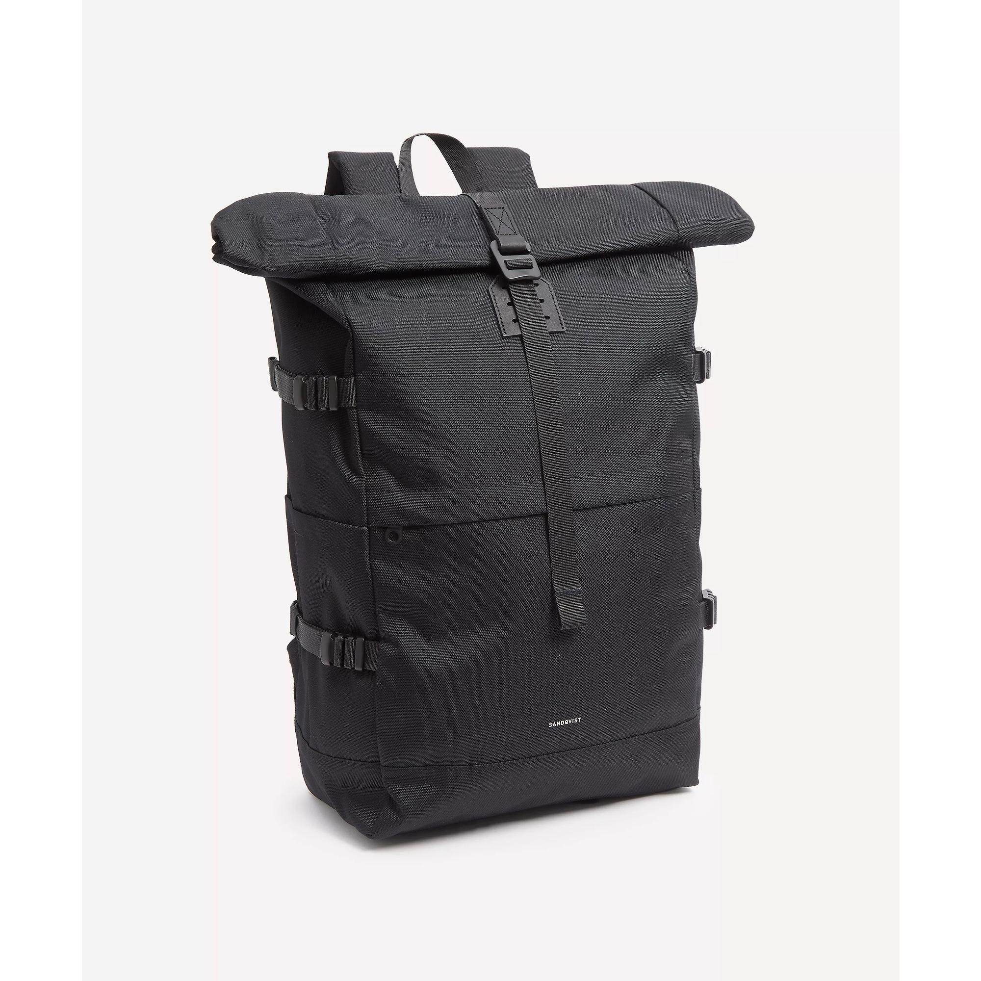 Product image 2 of 12 of Sandqvist Icon Rolltop Backpack L 26L 16" - Black