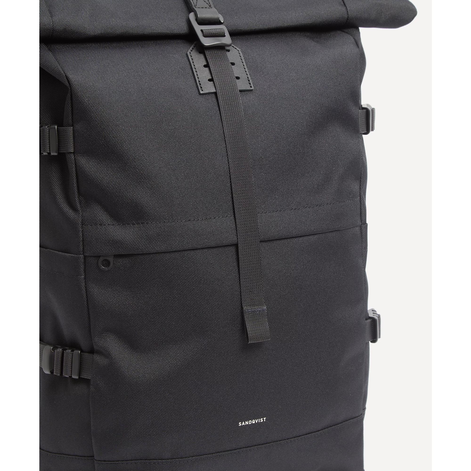 Product image 4 of 12 of Sandqvist Icon Rolltop Backpack L - 26L - Black