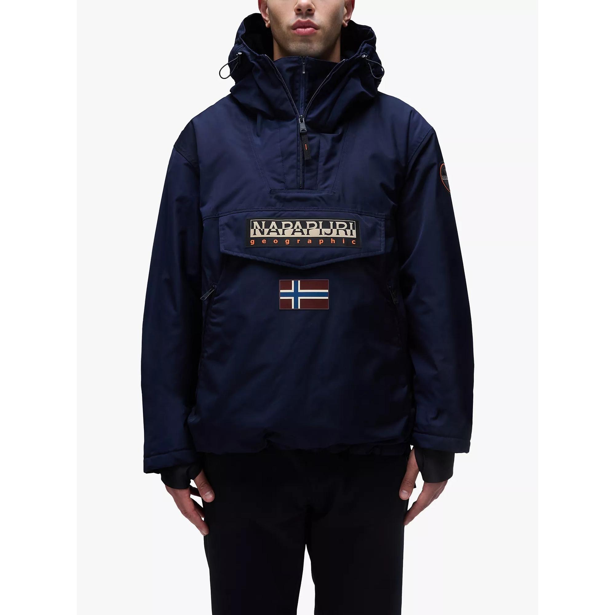 Product image 3 of 7 of Napapijri Rainforest Next Anorak Jacket - Blue Marine