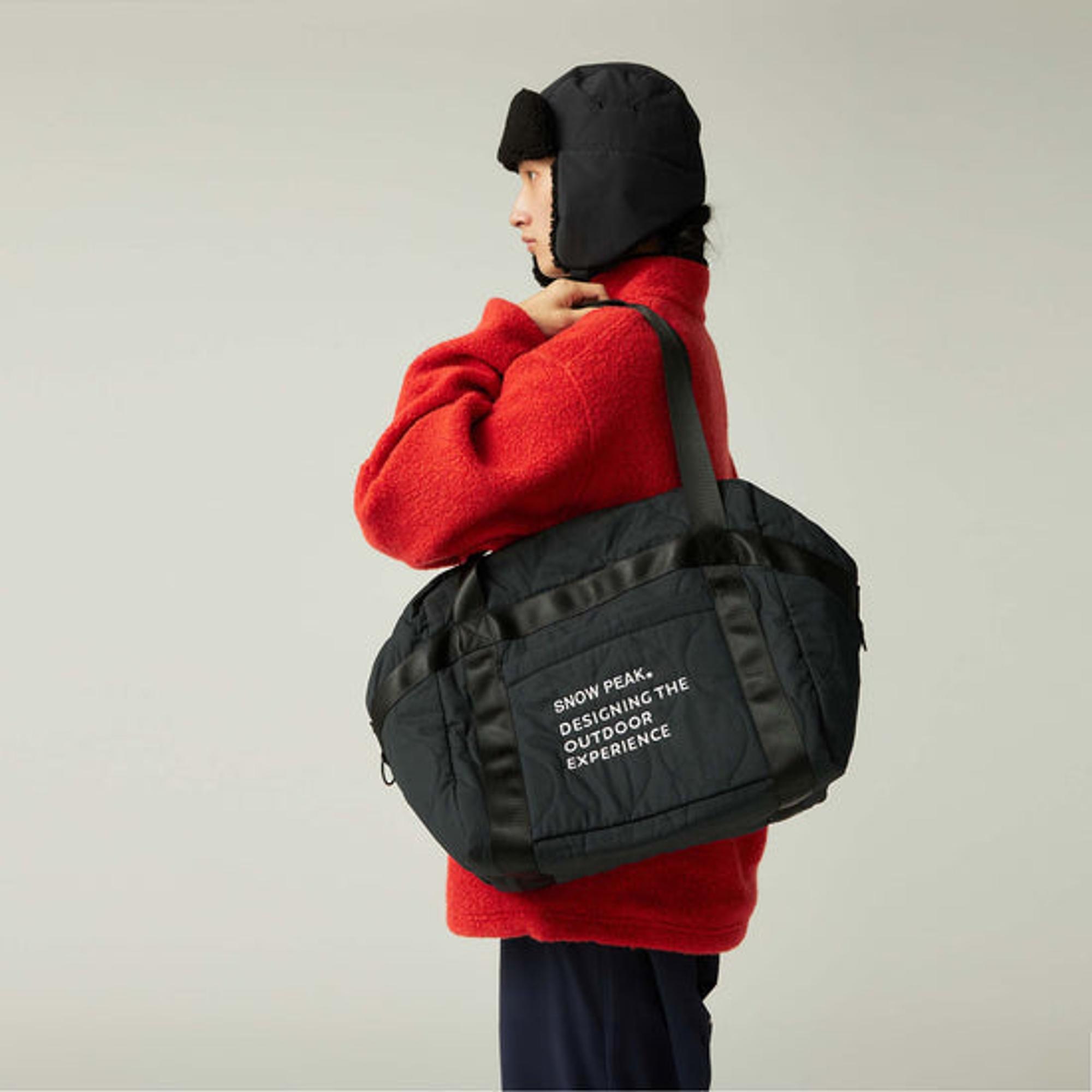 Product image 4 of 7 of Snow Peak Quilted Ripstop Duffle - Black
