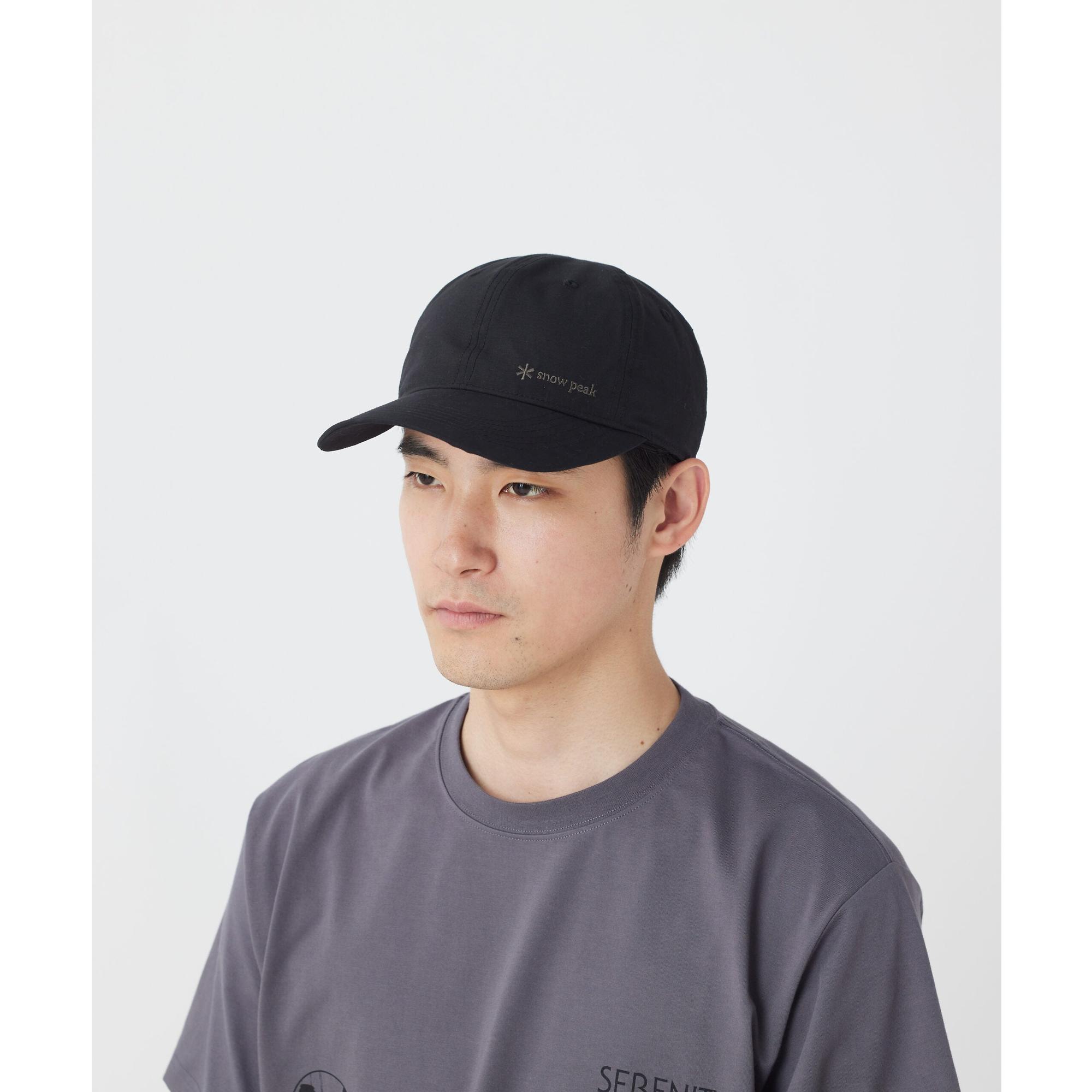 Product image 2 of 3 of Snow Peak Light Dobby Cloth Cap - Black