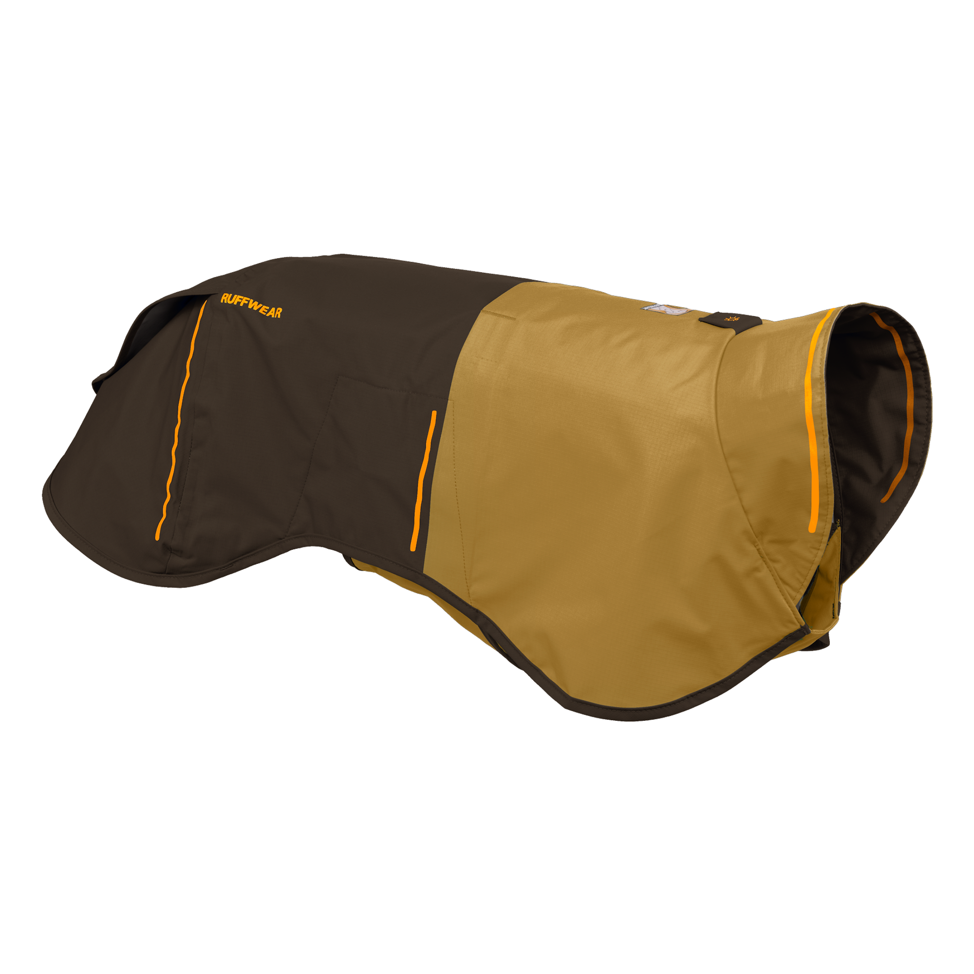 Product image 1 of 18 of RUFFWEAR Sun Shower Dog Raincoat - Earth Brown