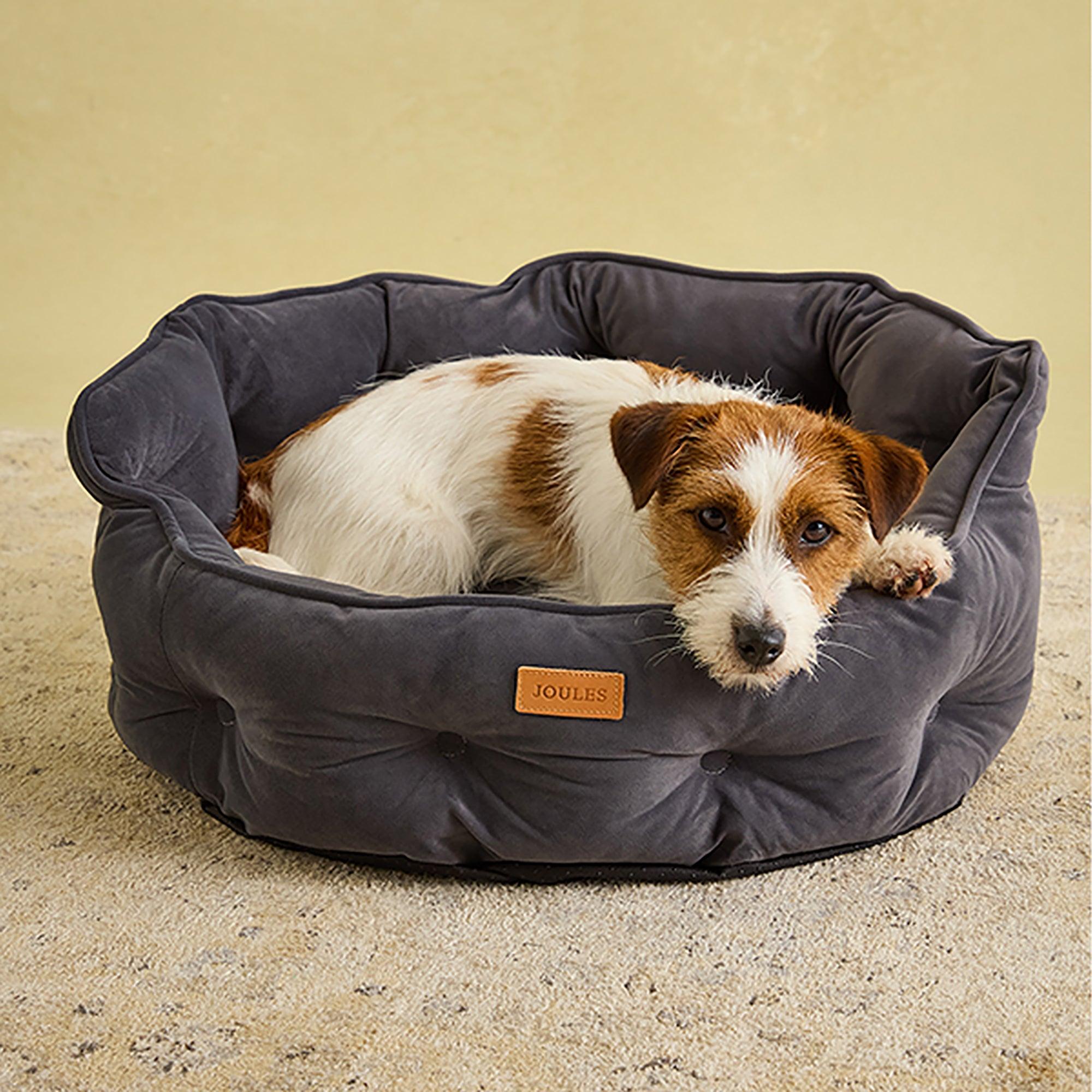 Product image 2 of 11 of Joules Chesterfield Pet Bed - Grey