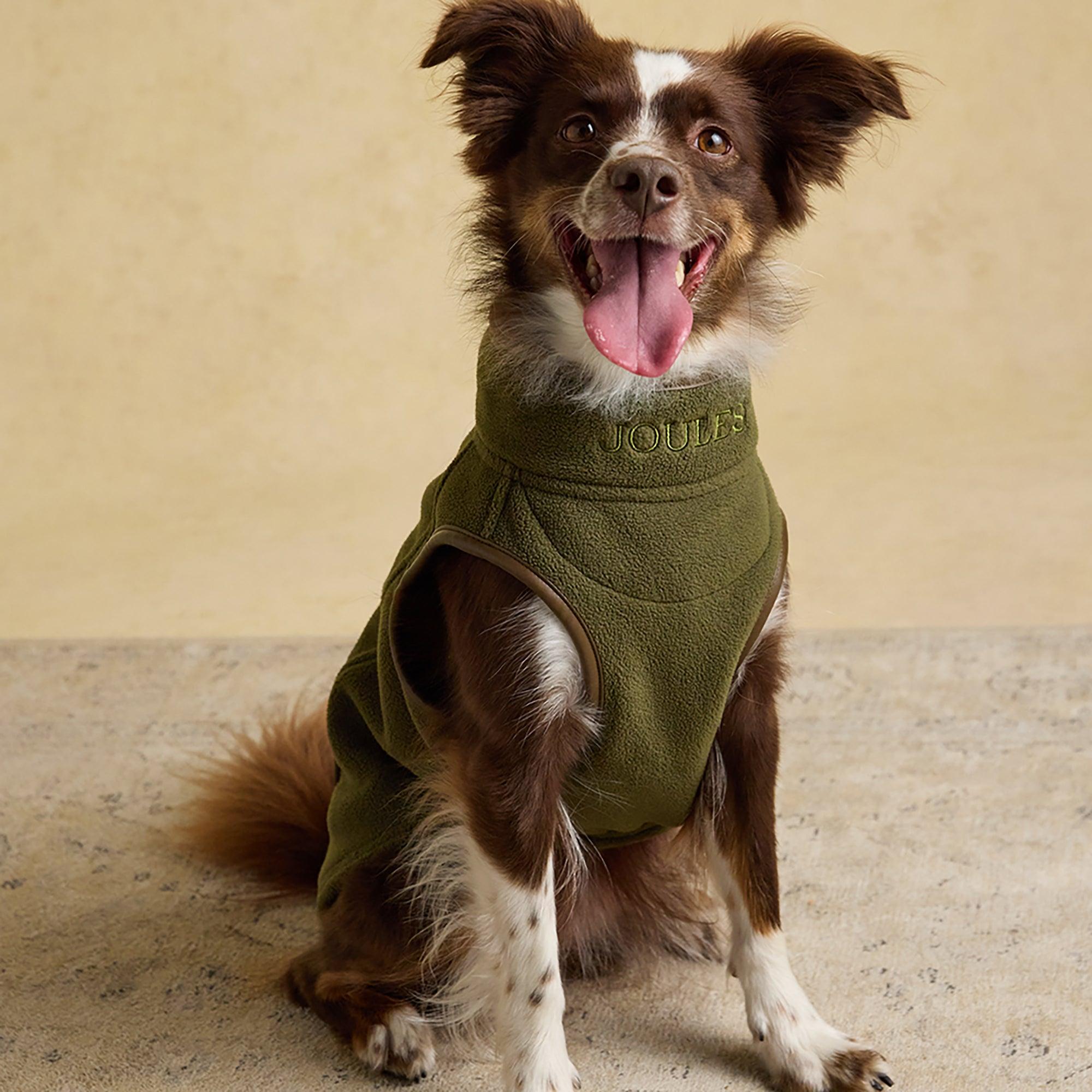 Product image 2 of 14 of Joules Fairbourne Fleece Dog Jacket - Khaki