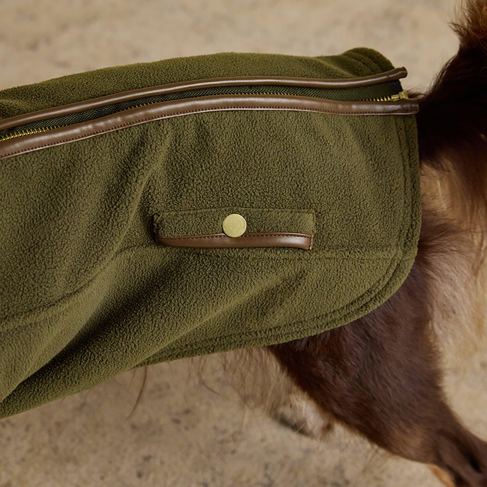 Product image 14 of 14 of Joules Fairbourne Fleece Dog Jacket - Khaki