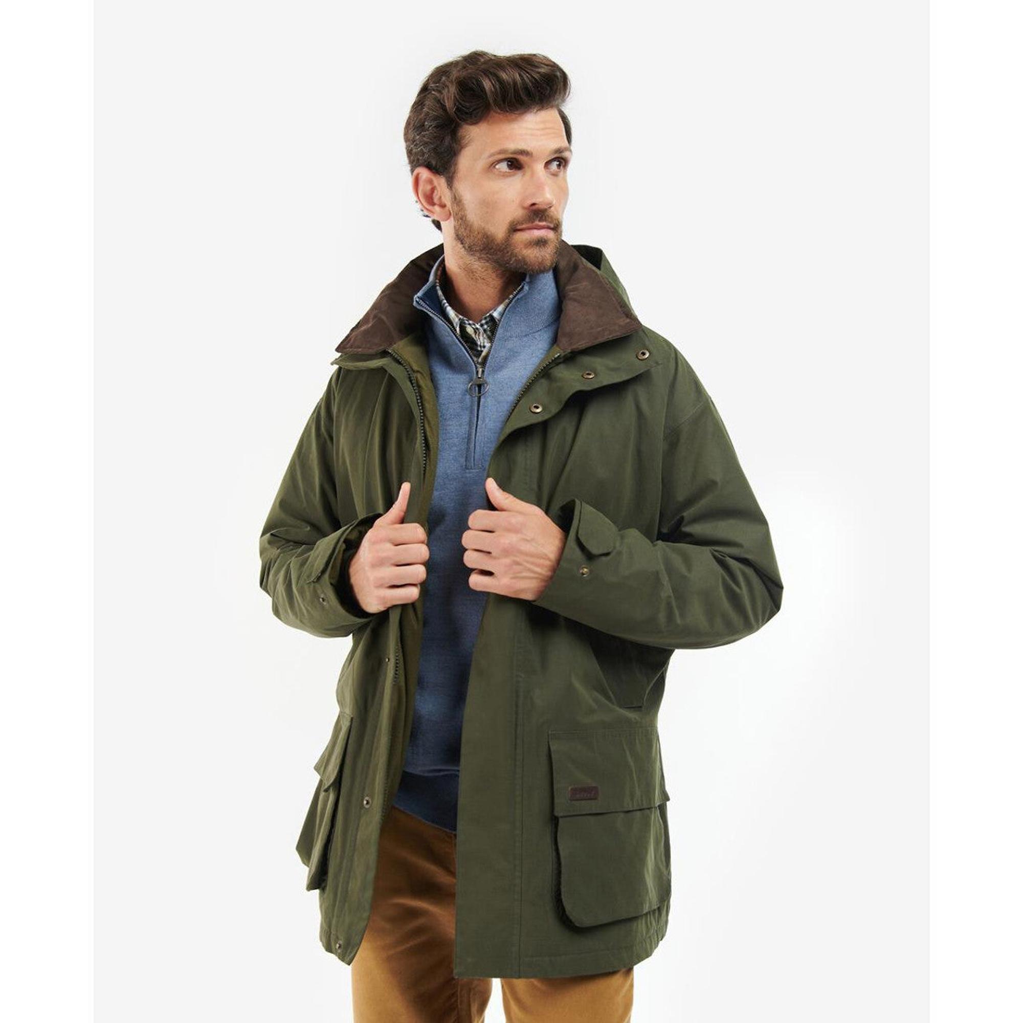 Product image 3 of 4 of Barbour Men's Beaconsfield Waterproof Shooting Jacket - Olive