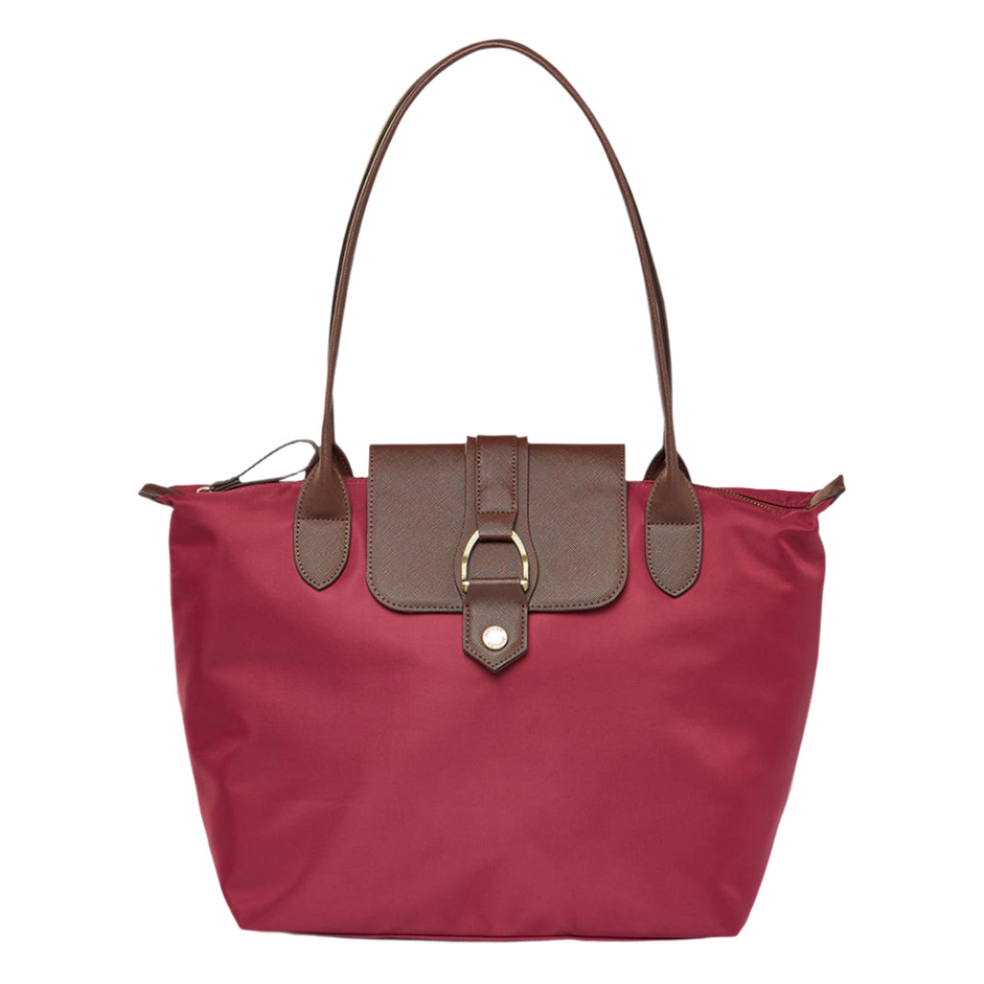 Product image 1 of 7 of Joules Women's Edie Tote Bag - Berry Red