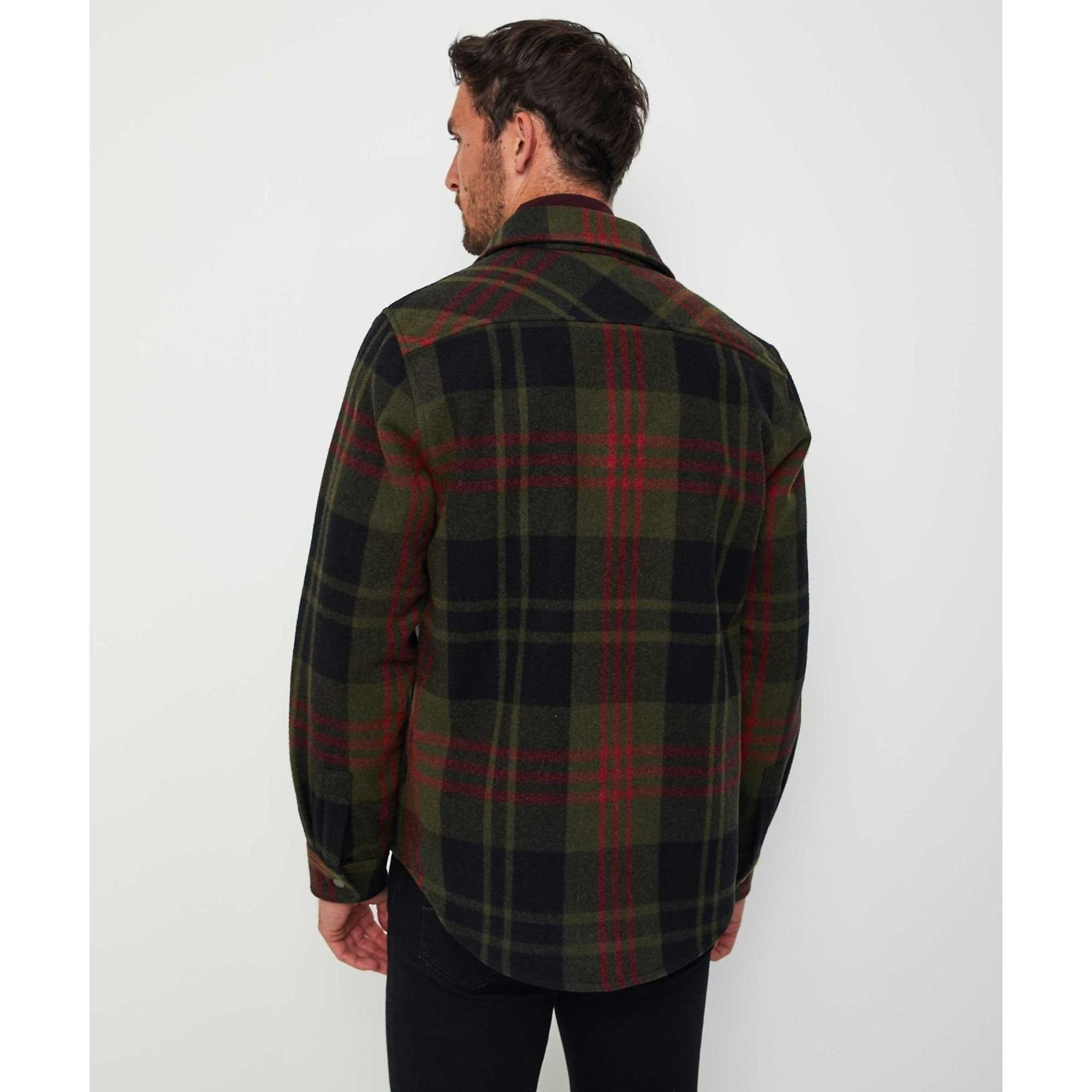 Product image 3 of 6 of Woolrich Men's Alaskan Melton Overshirt - Greenstone Check