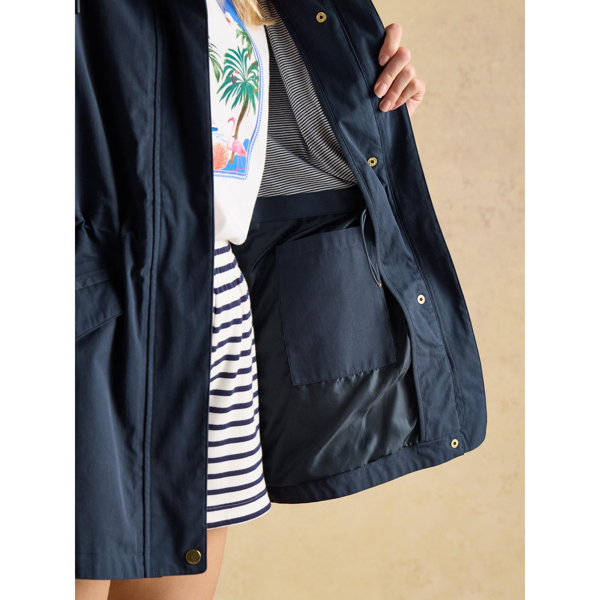 Product image 5 of 15 of Joules Women's Portwell Waterproof Raincoat - Navy Blue