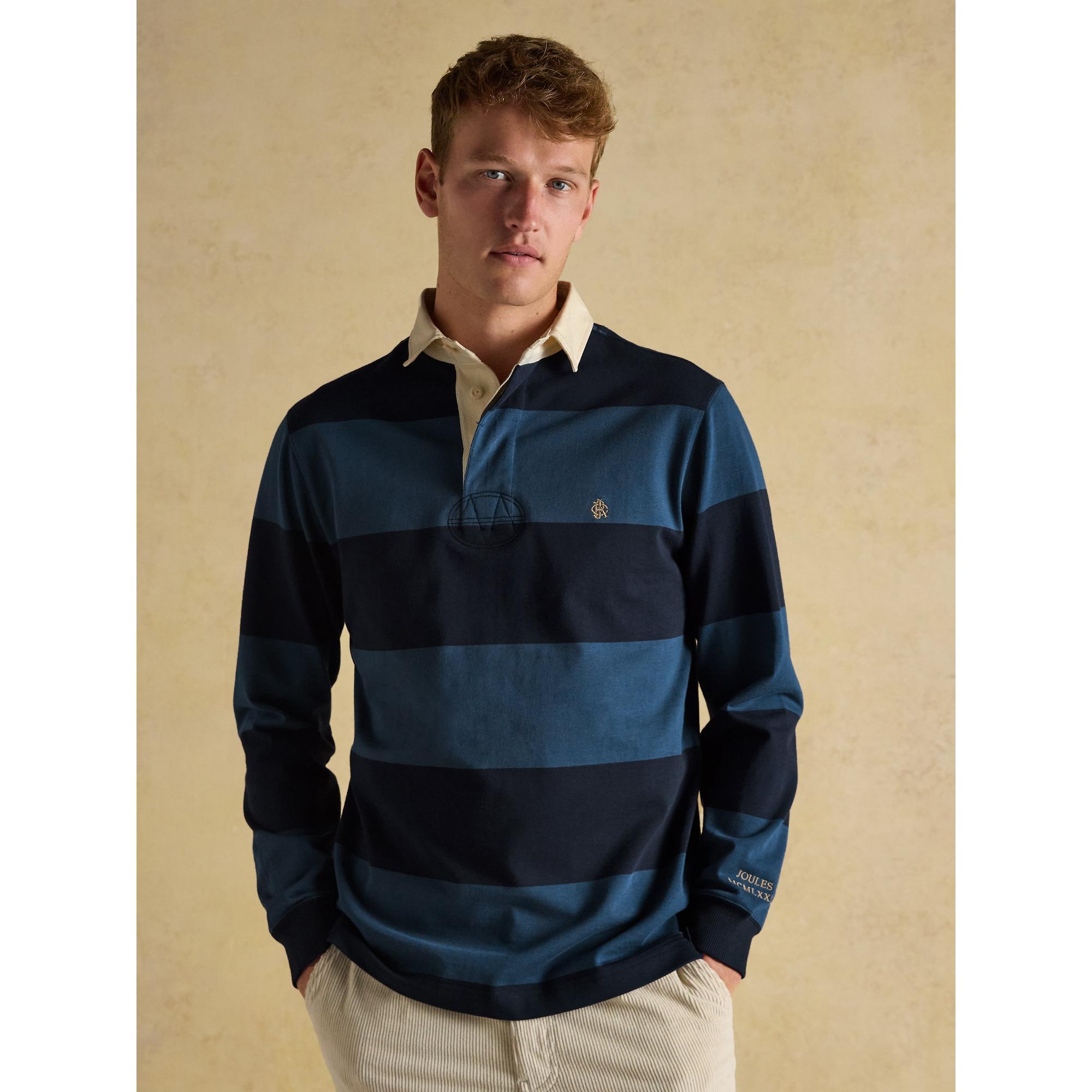 Product image 2 of 7 of Joules Men's Rugby Club Cotton Shirt - Blue/Navy