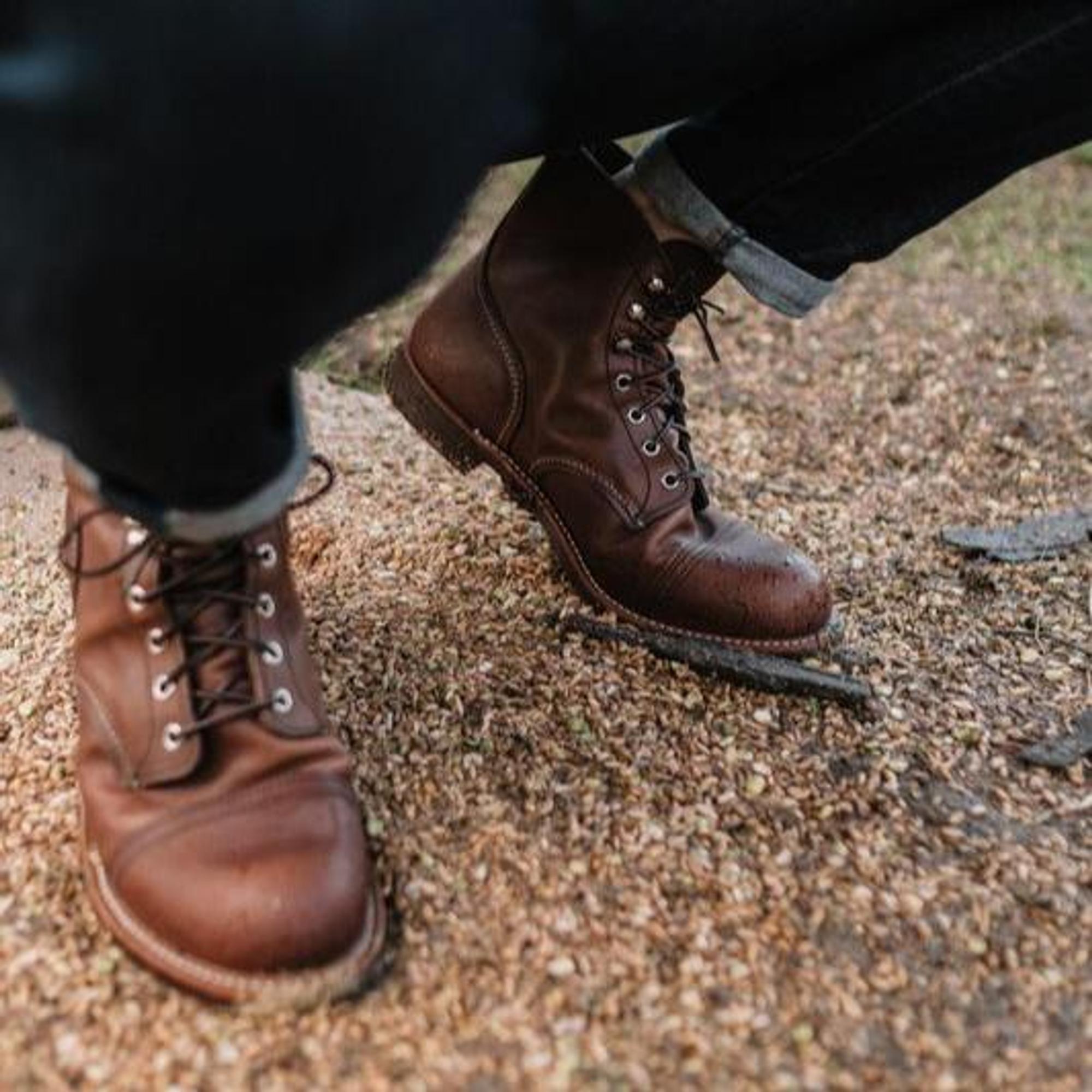 Product image 10 of 11 of Red Wing Iron Ranger 6" Boot Harness Leather - Amber - Style 8111