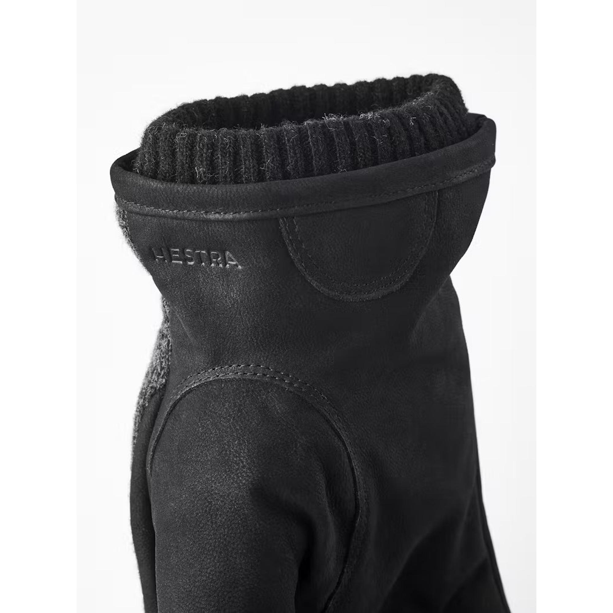Product image 5 of 5 of Hestra Noah Leather Gloves - Charcoal/Black