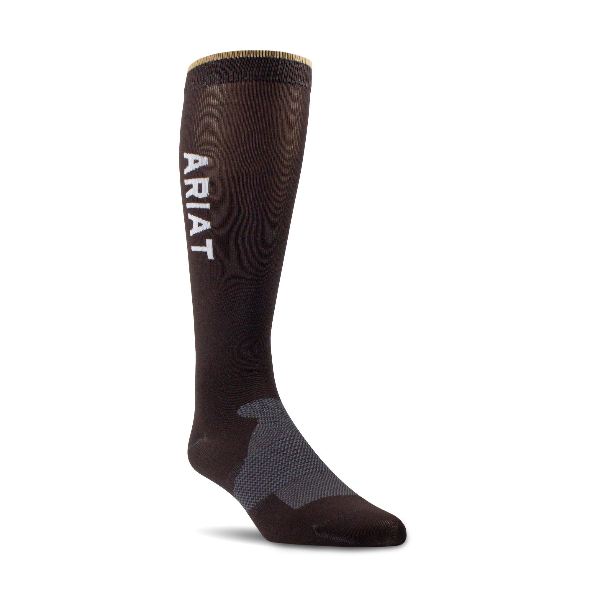 Product image 3 of 3 of Ariat Women's AriatTEK Essential Performance 2 Pack Socks - Multi Brown