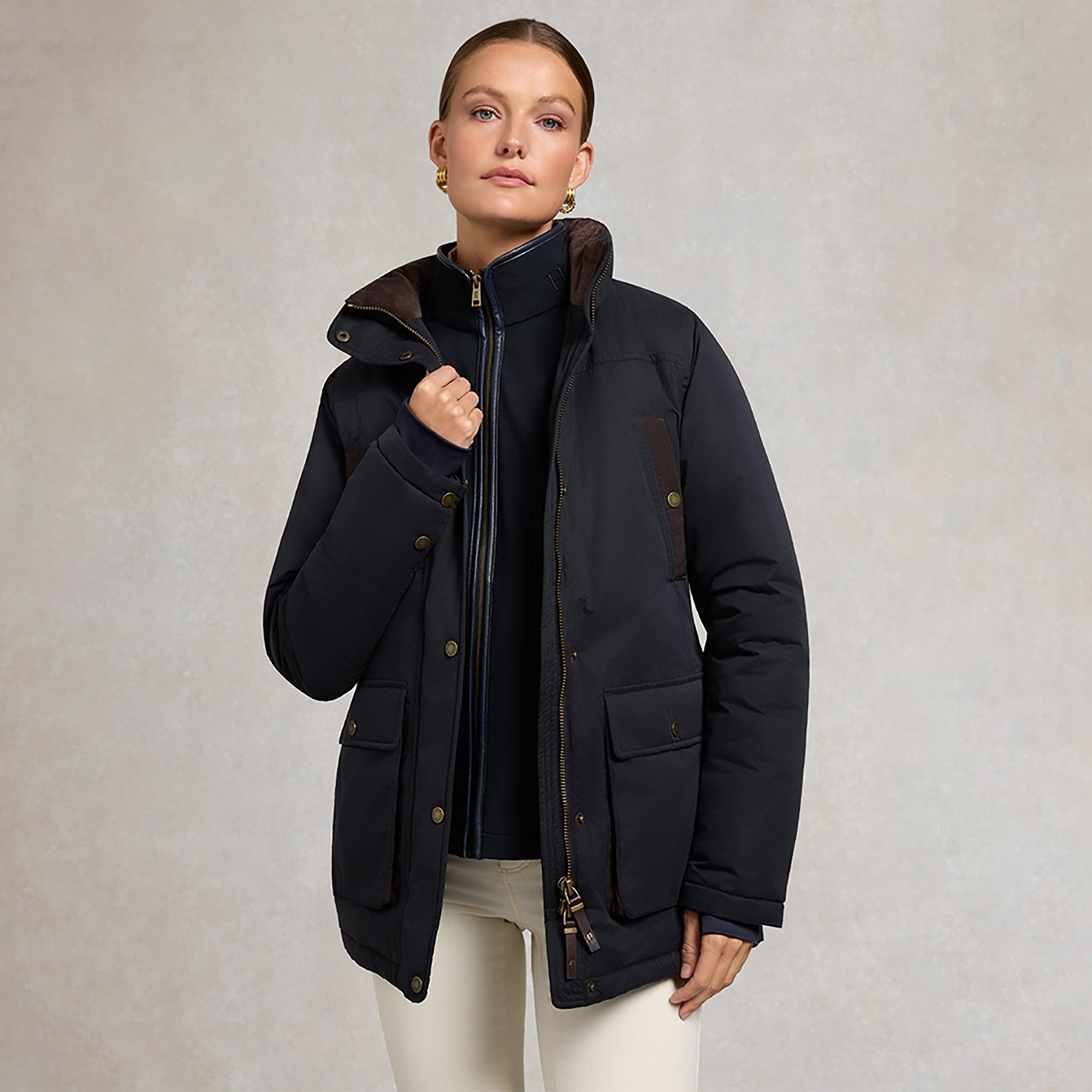 Product image 3 of 14 of Holland Cooper Women's Stamford Country Coat - Ink Navy