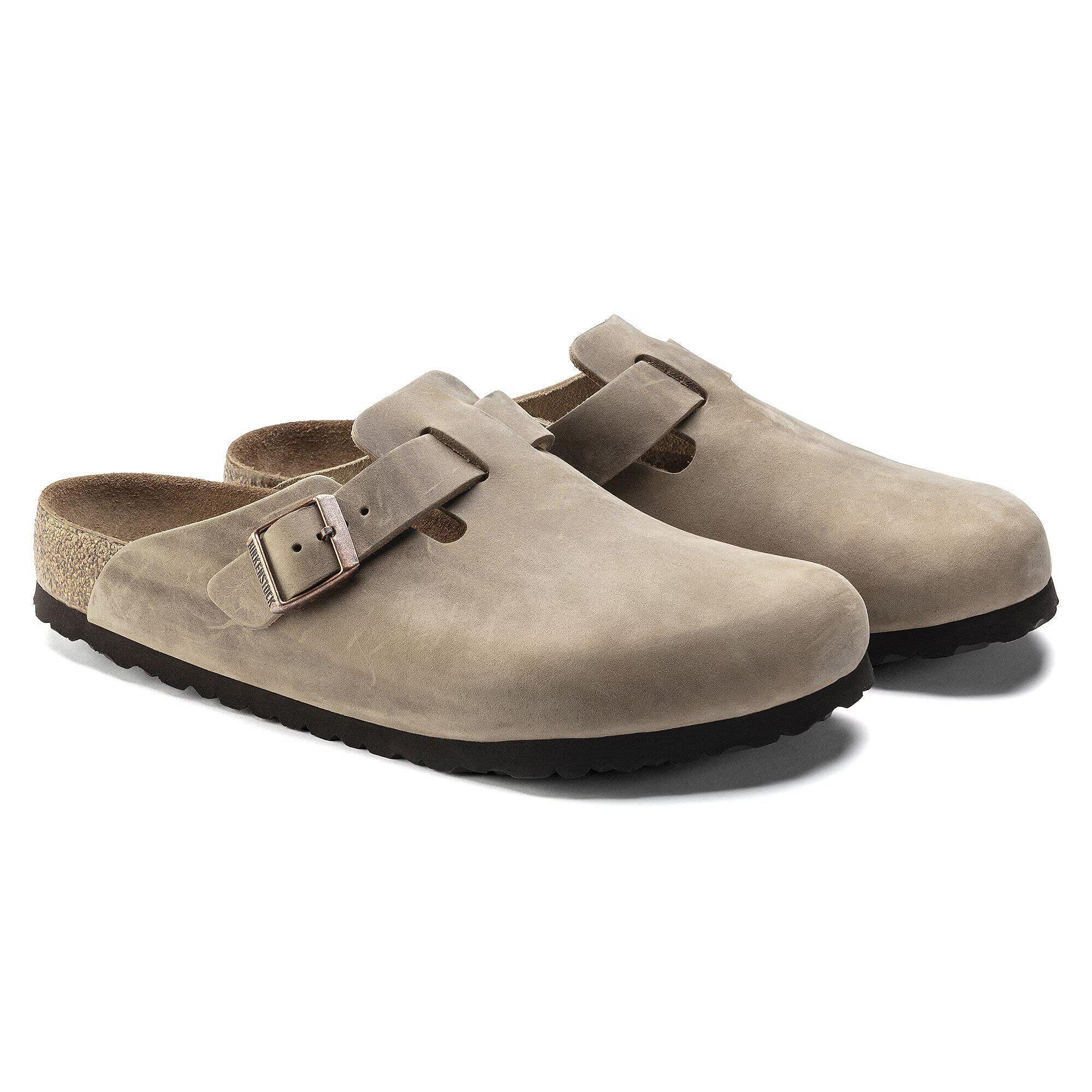 Product image 5 of 6 of Birkenstock Unisex Boston Soft Footbed Oiled Leather Clogs - Tobacco Brown