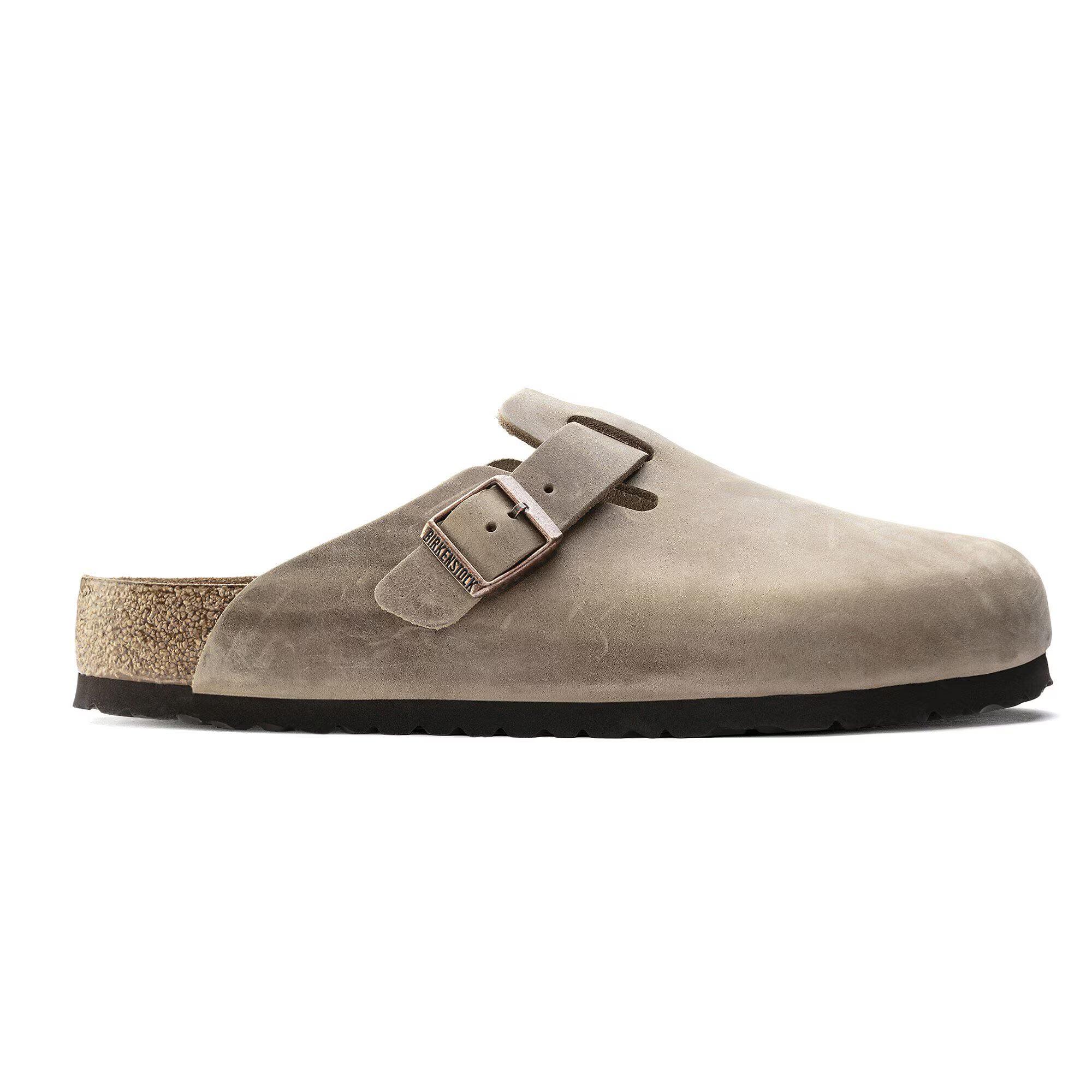 Product image 3 of 6 of Birkenstock Unisex Boston Soft Footbed Oiled Leather Clogs - Tobacco Brown