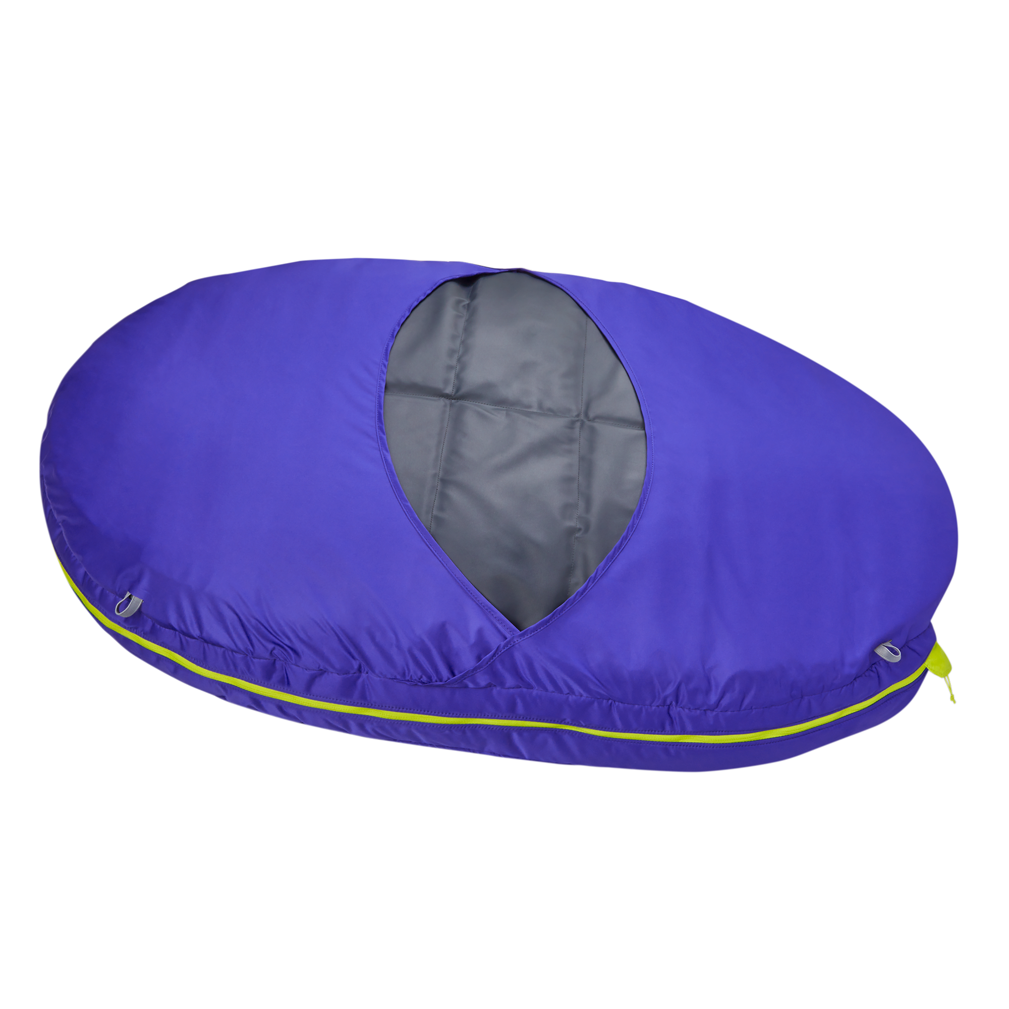 Product image 3 of 13 of RUFFWEAR Highlands Dog Sleeping Bag - Huckleberry Blue (Medium)