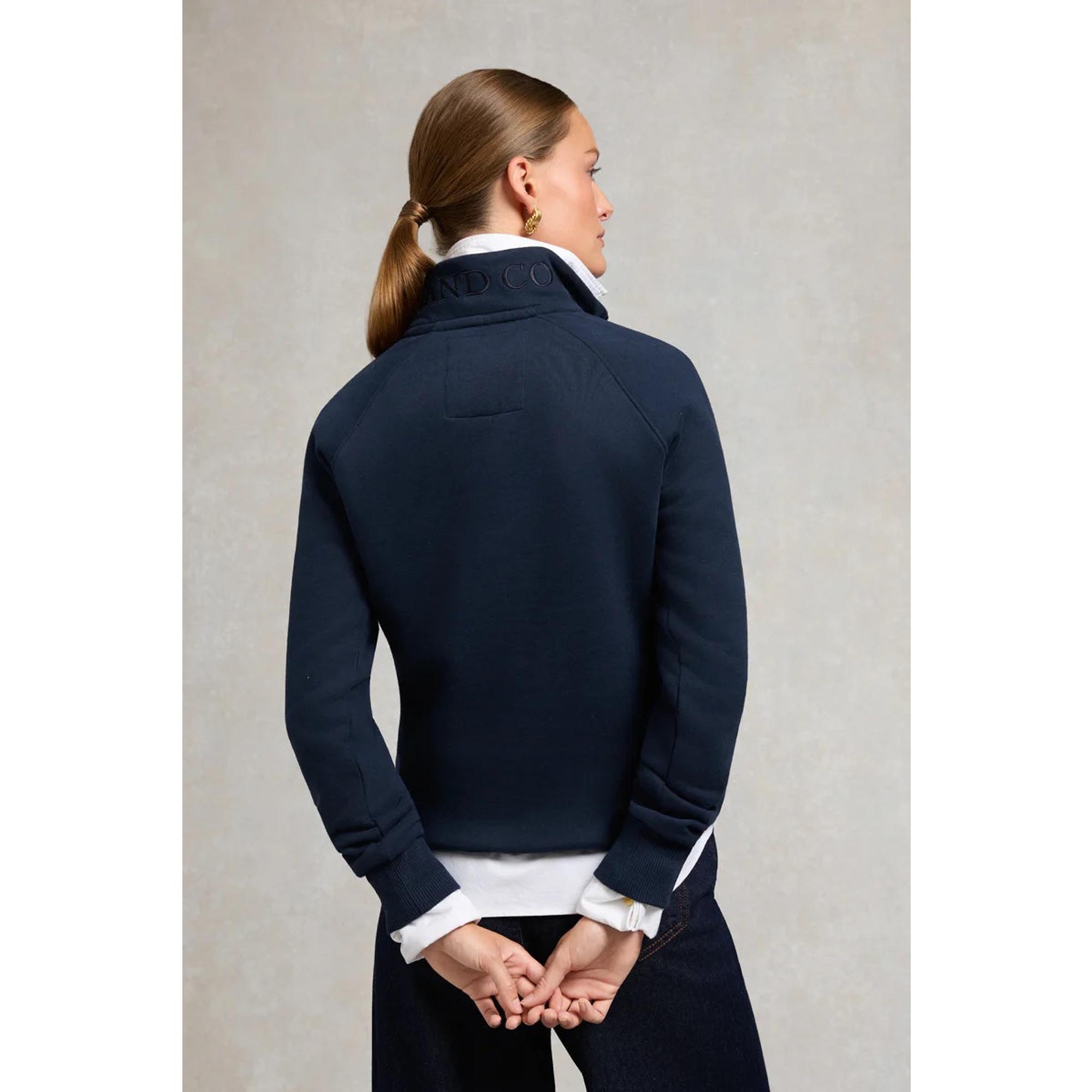 Product image 5 of 9 of Holland Cooper Women's Sporting Goods Zip Henley - Ink Navy