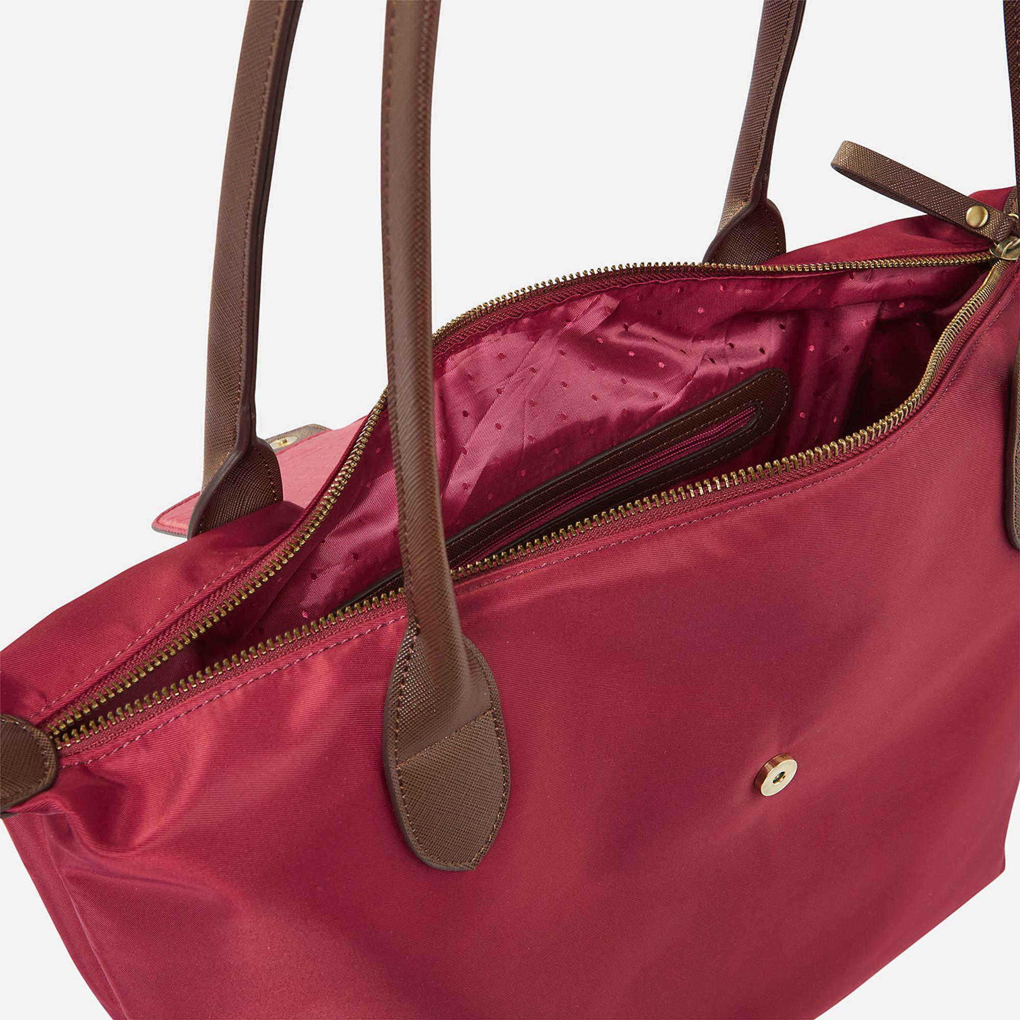 Product image 5 of 7 of Joules Women's Edie Tote Bag - Berry Red