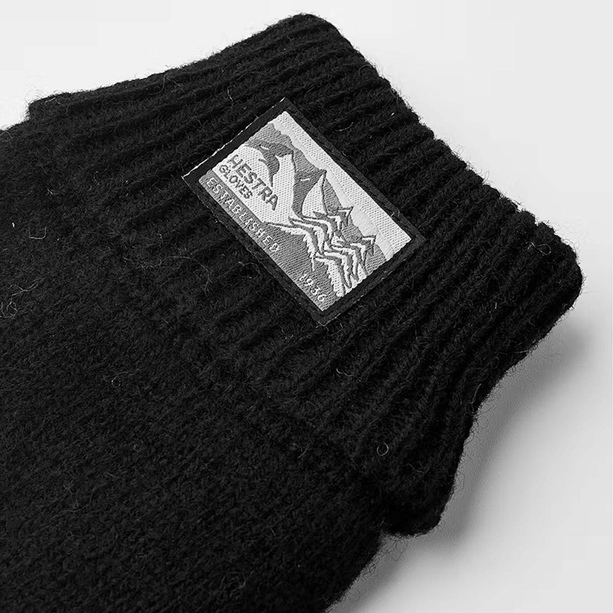 Product image 2 of 3 of Hestra Raggwool Knitted Gloves - Black