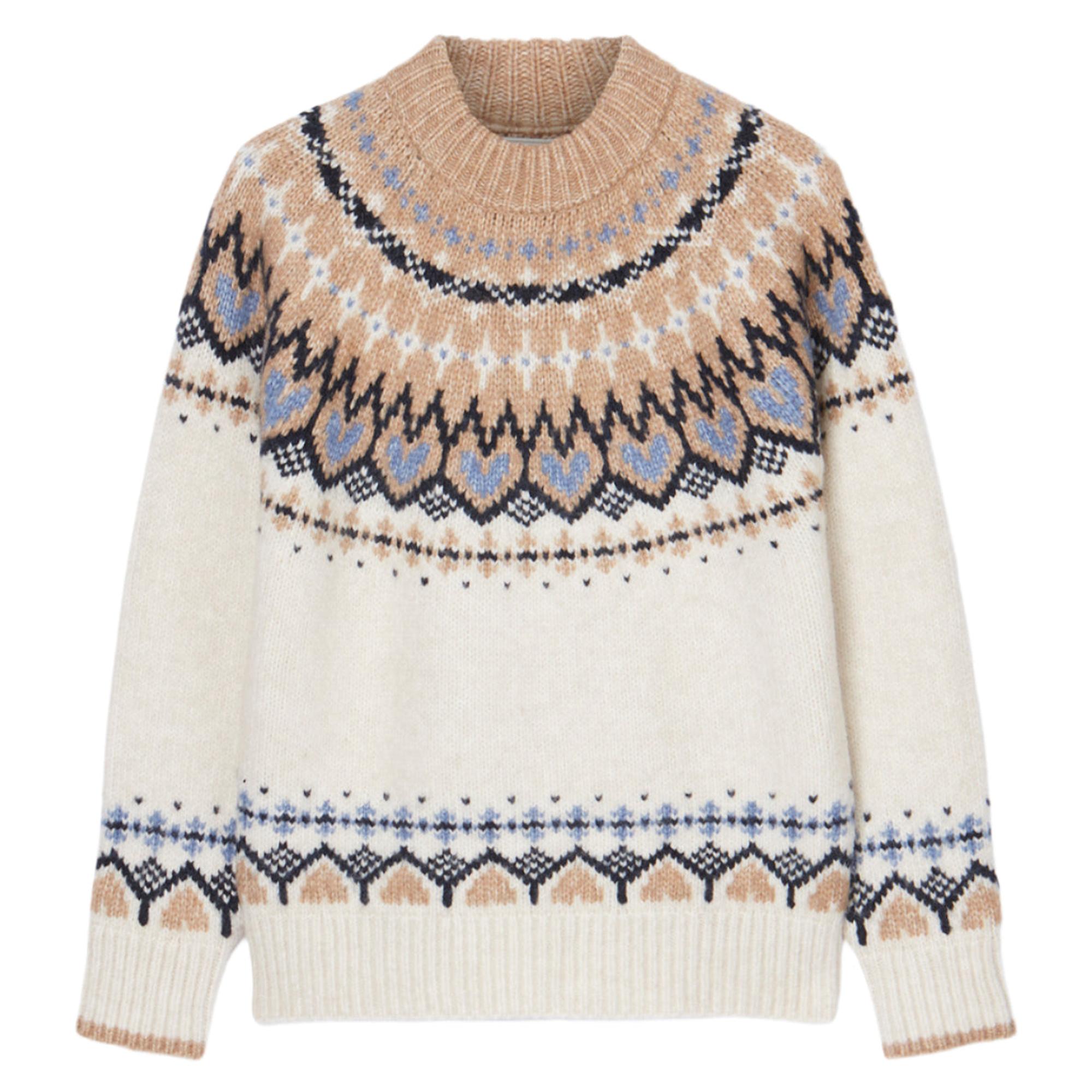 Product image 1 of 4 of Joules Women's Charlie Fairisle Knitted Jumper - Cream