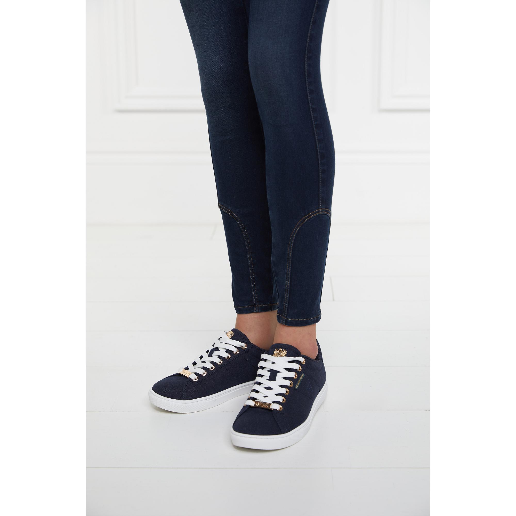 Product image 4 of 12 of Holland Cooper Women's Chelsea Court Trainers - Ink Navy
