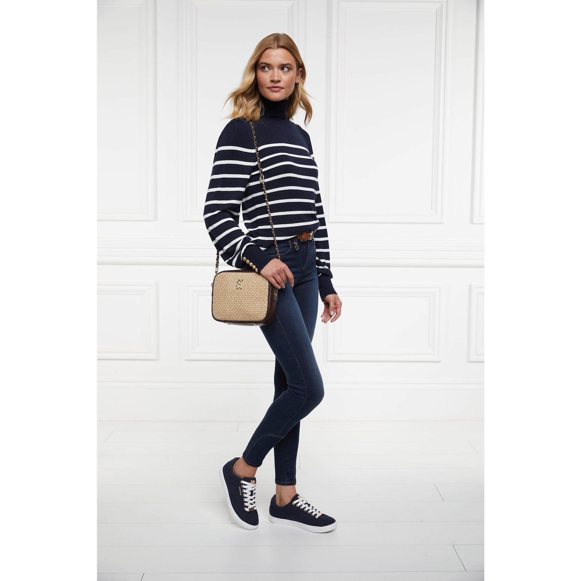 Product image 7 of 12 of Holland Cooper Women's Chelsea Court Trainers - Ink Navy