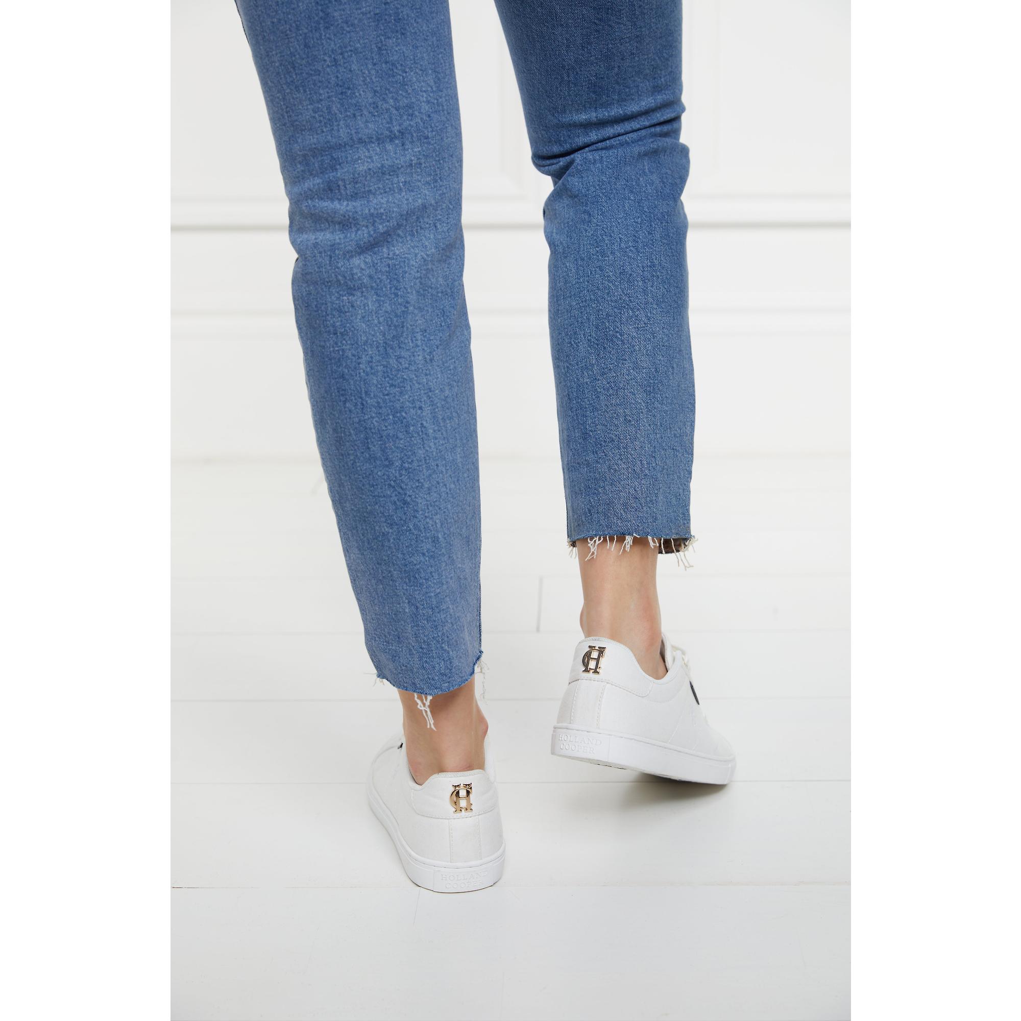 Product image 10 of 12 of Holland Cooper Women's Chelsea Court Trainers - White