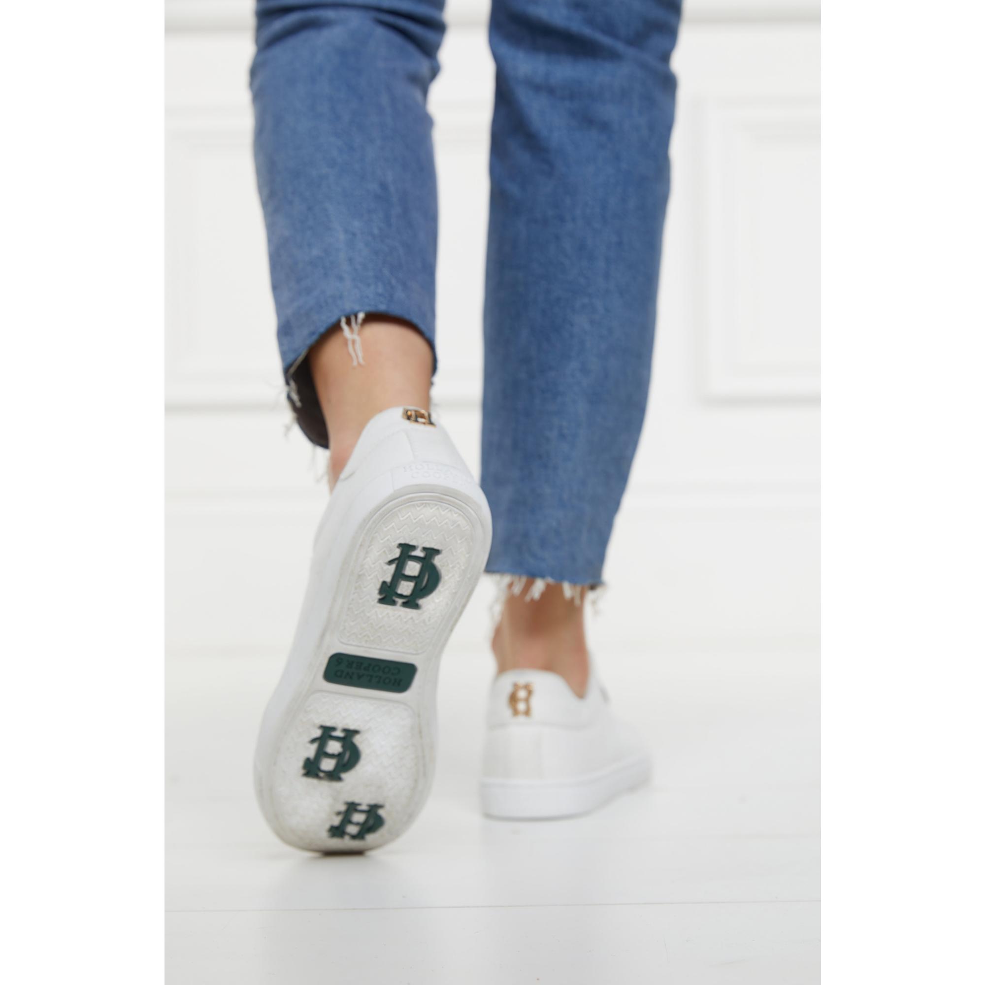 Product image 7 of 12 of Holland Cooper Women's Chelsea Court Trainers - White