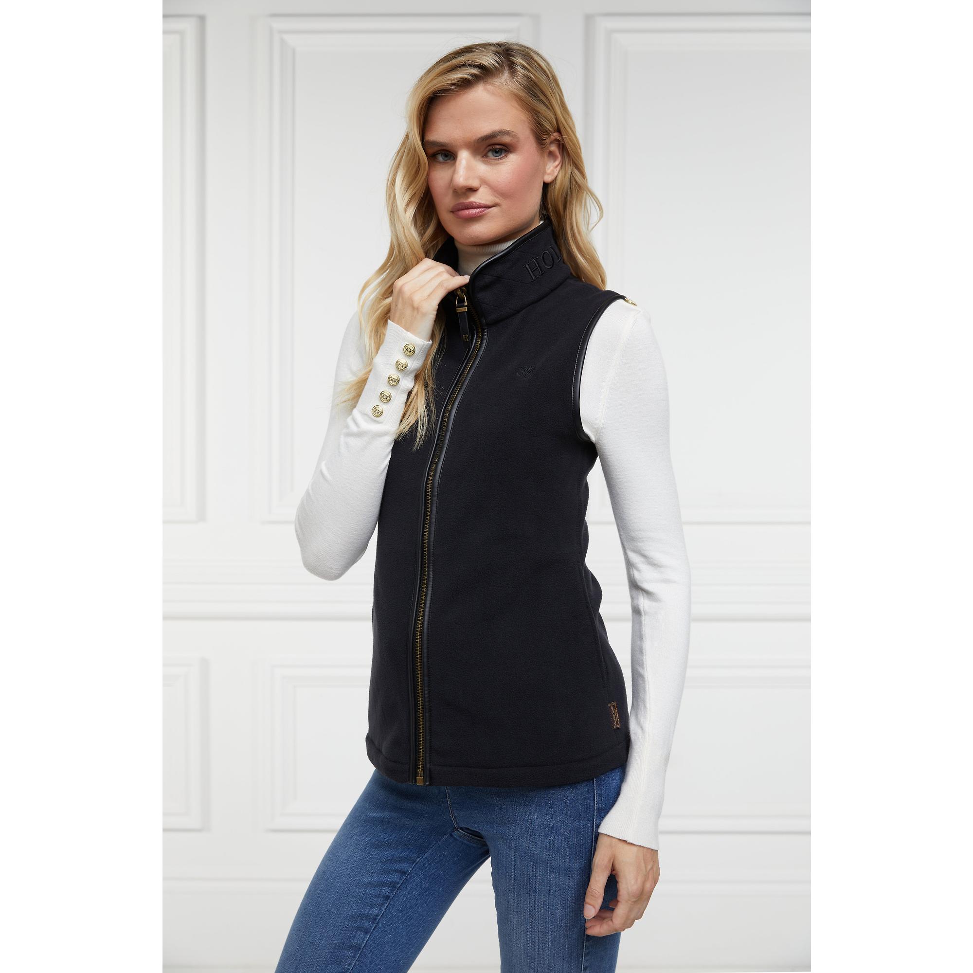 Product image 5 of 7 of Holland Cooper Women's Country Fleece Gilet - Black
