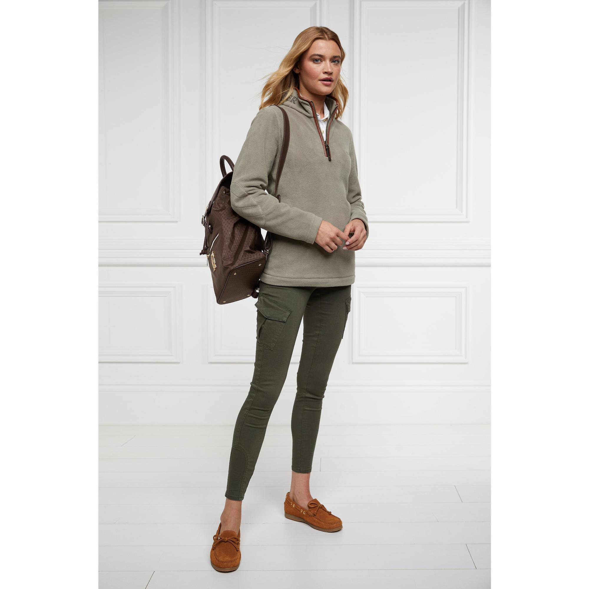 Product image 5 of 8 of Holland Cooper Women's Country Fleece Quarter Zip -Sage