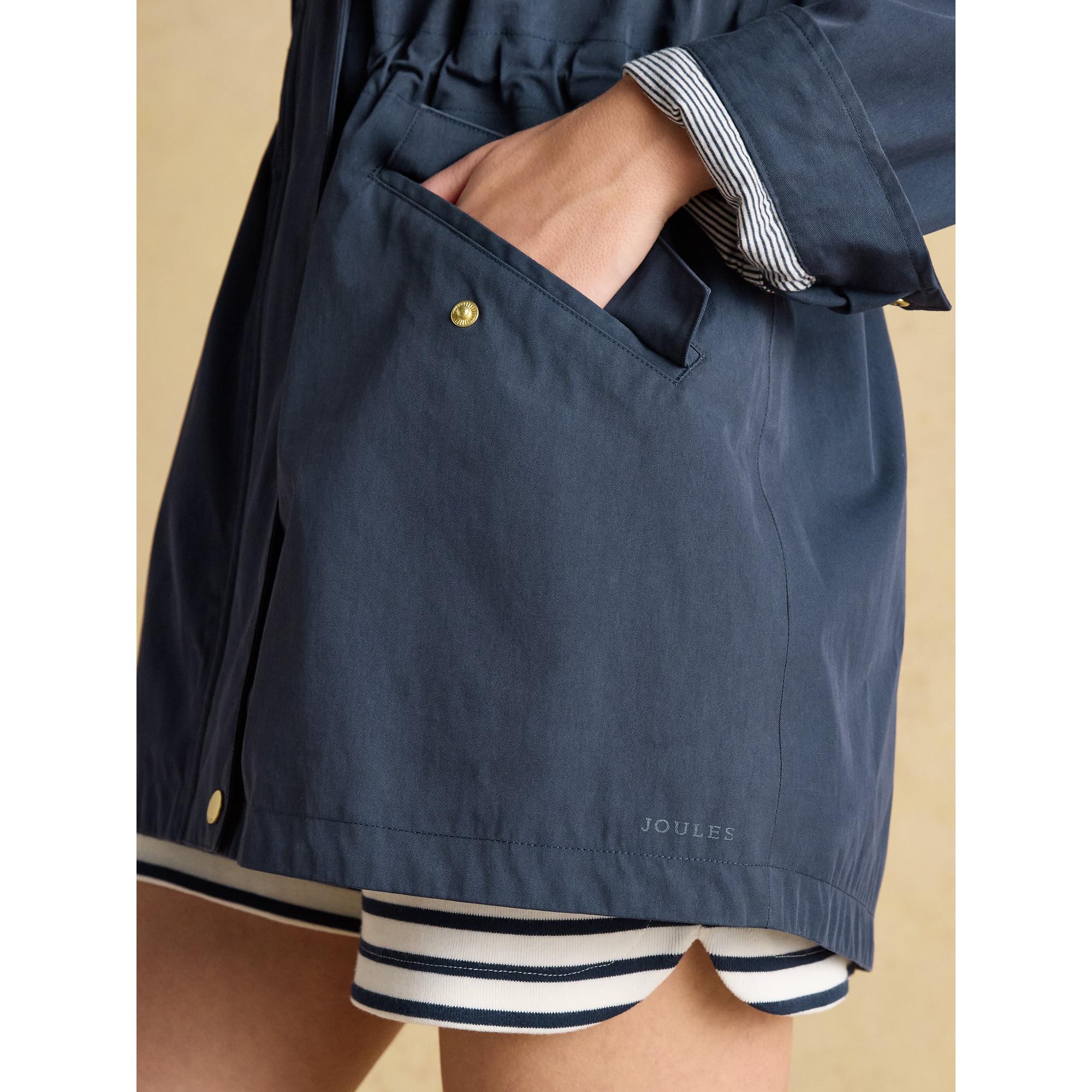 Product image 6 of 15 of Joules Women's Portwell Waterproof Raincoat - Navy Blue