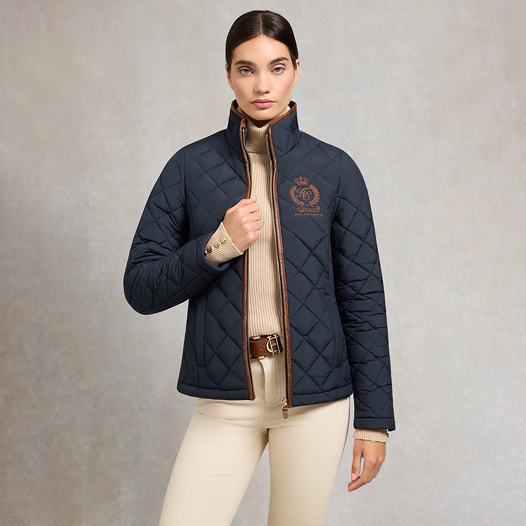Product image 2 of 8 of Holland Cooper Women's Lightweight Country Jacket - Ink Navy