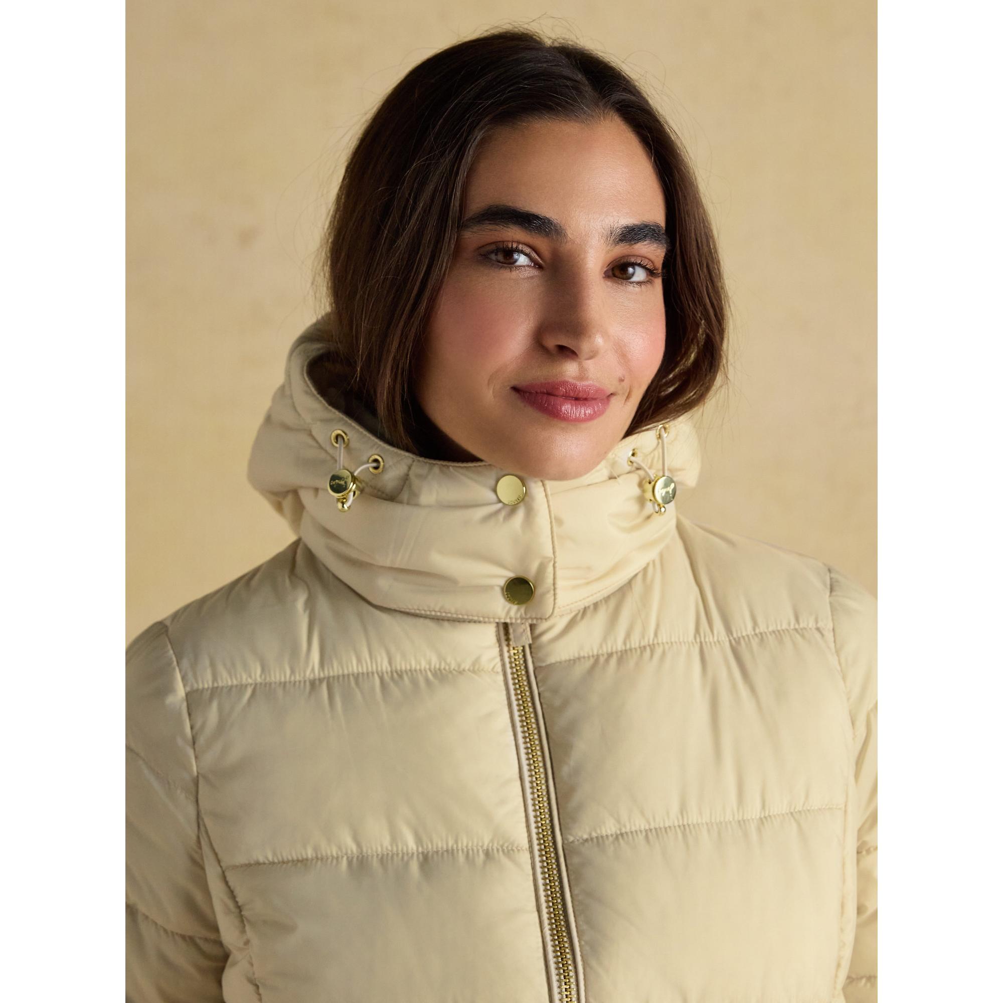Product image 10 of 10 of Joules Women's Hadlow Short Showerproof Padded Coat - Neutral